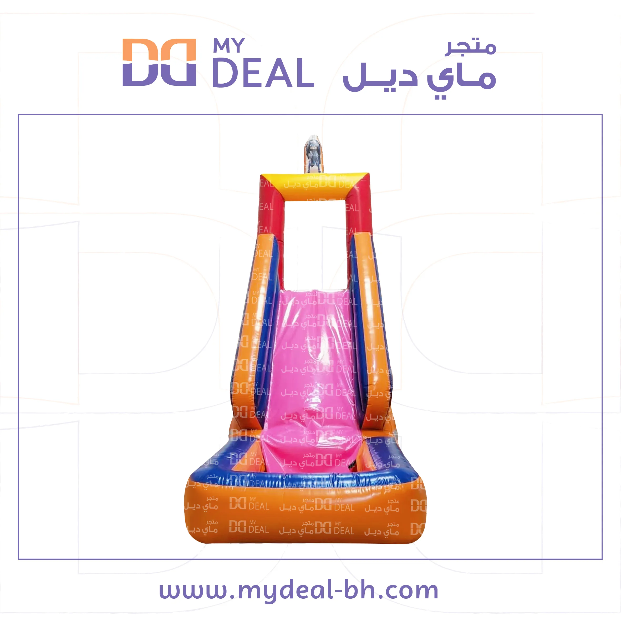 زحليقة مع مسبح مائي شخصية باتمان وسلم طول 6.90×2.10×5 متر
