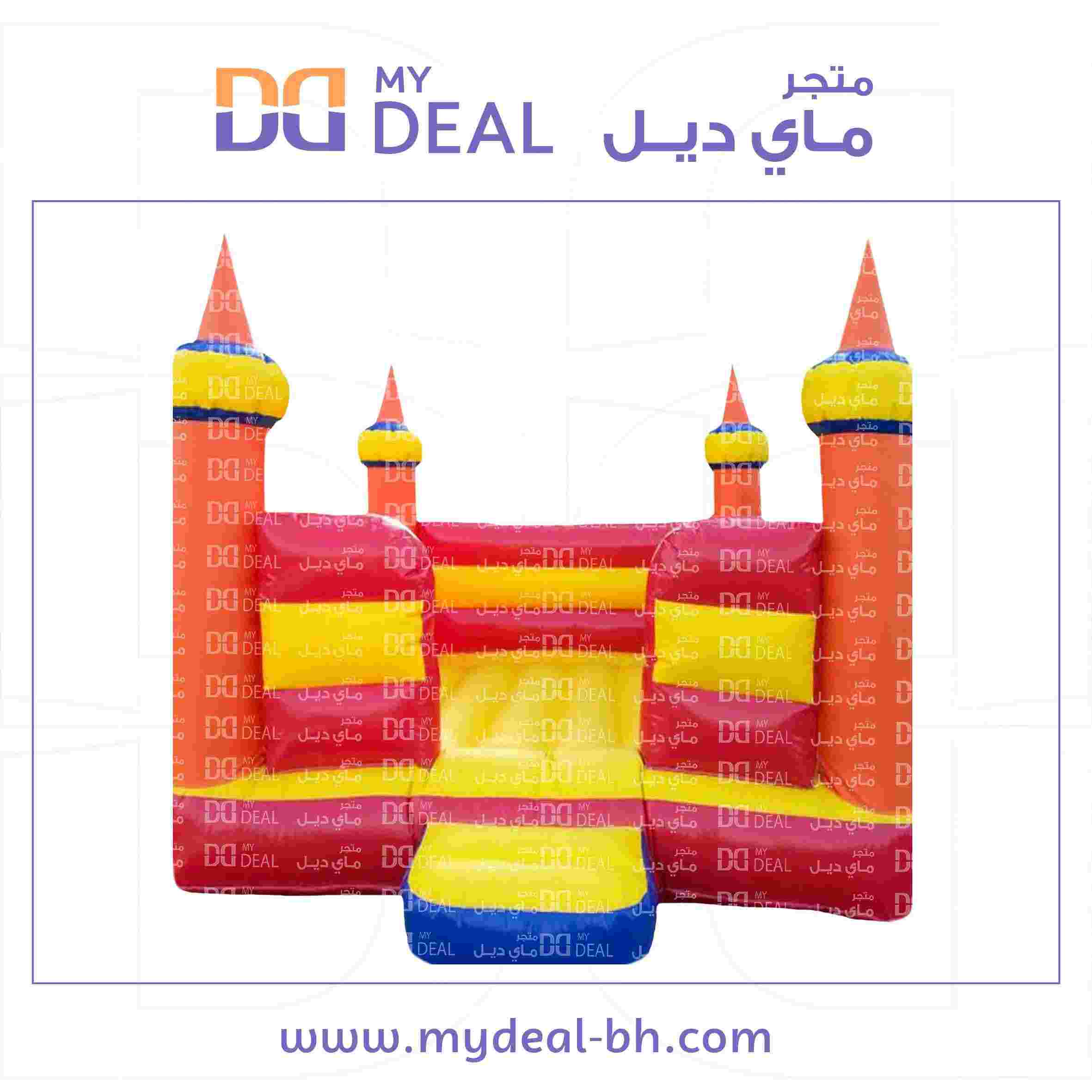 نطيطة هوائية مع درج وبوابة 4*4 متر