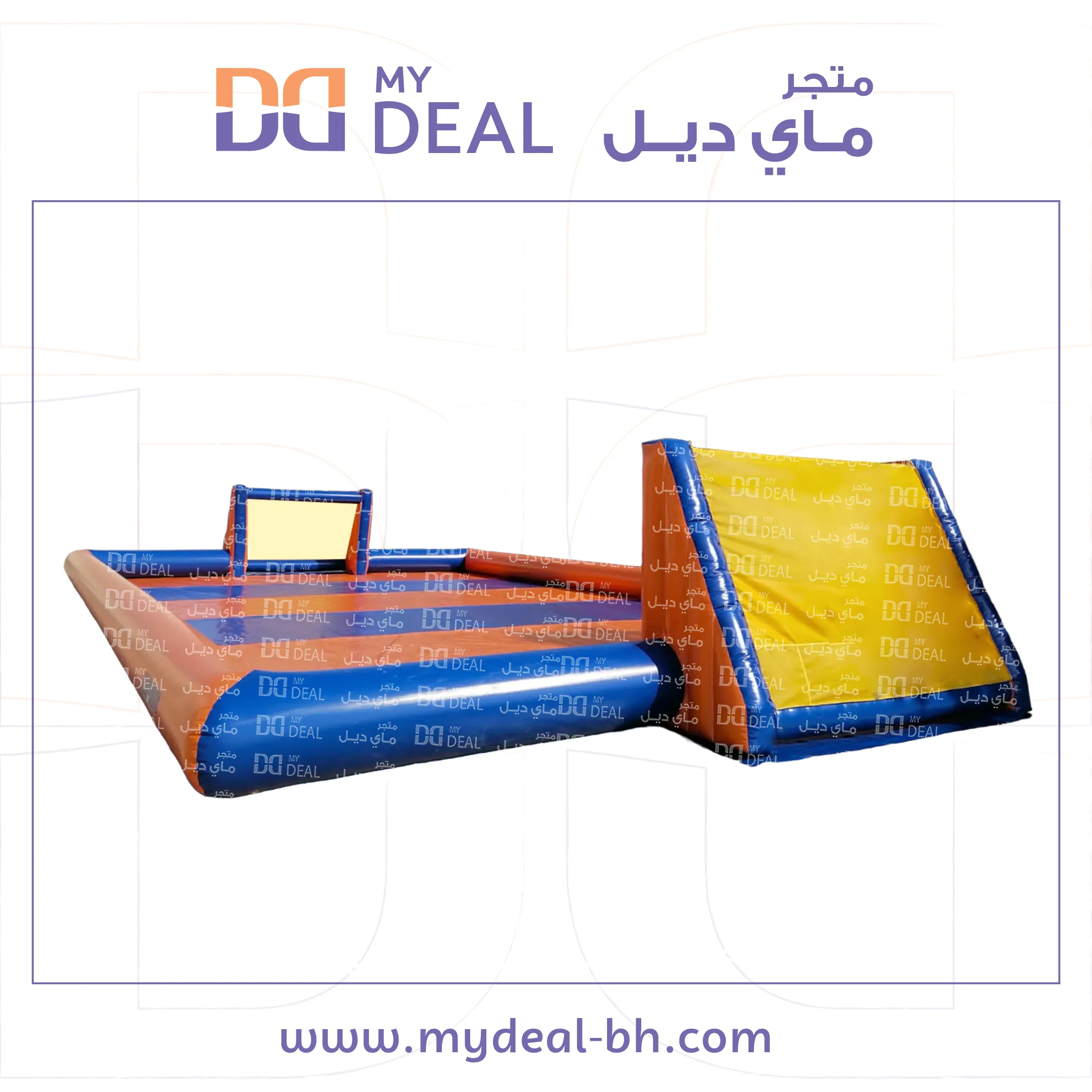 ملعب صابوني الطول 20 متر العرض 10 متر