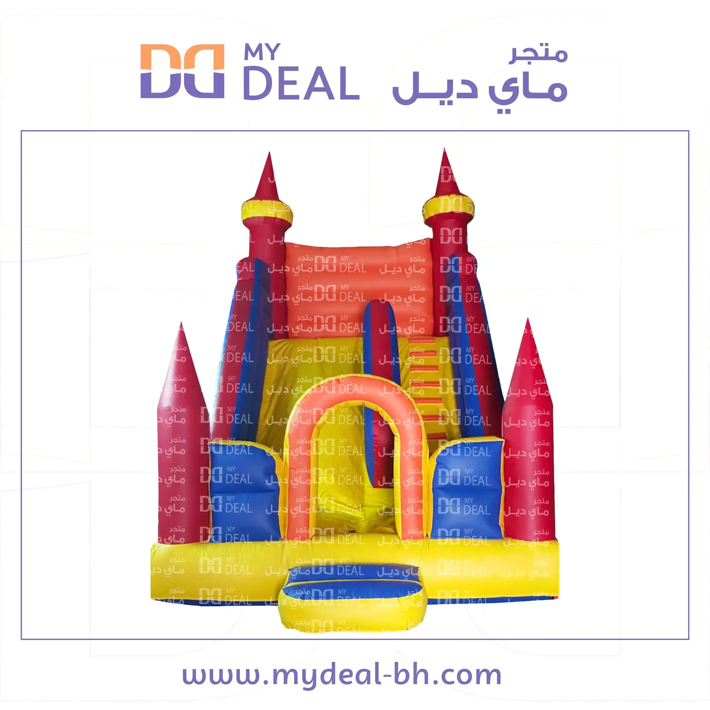 زحليقة مع جدار وبوابة 6.70*4.50*6 متر
