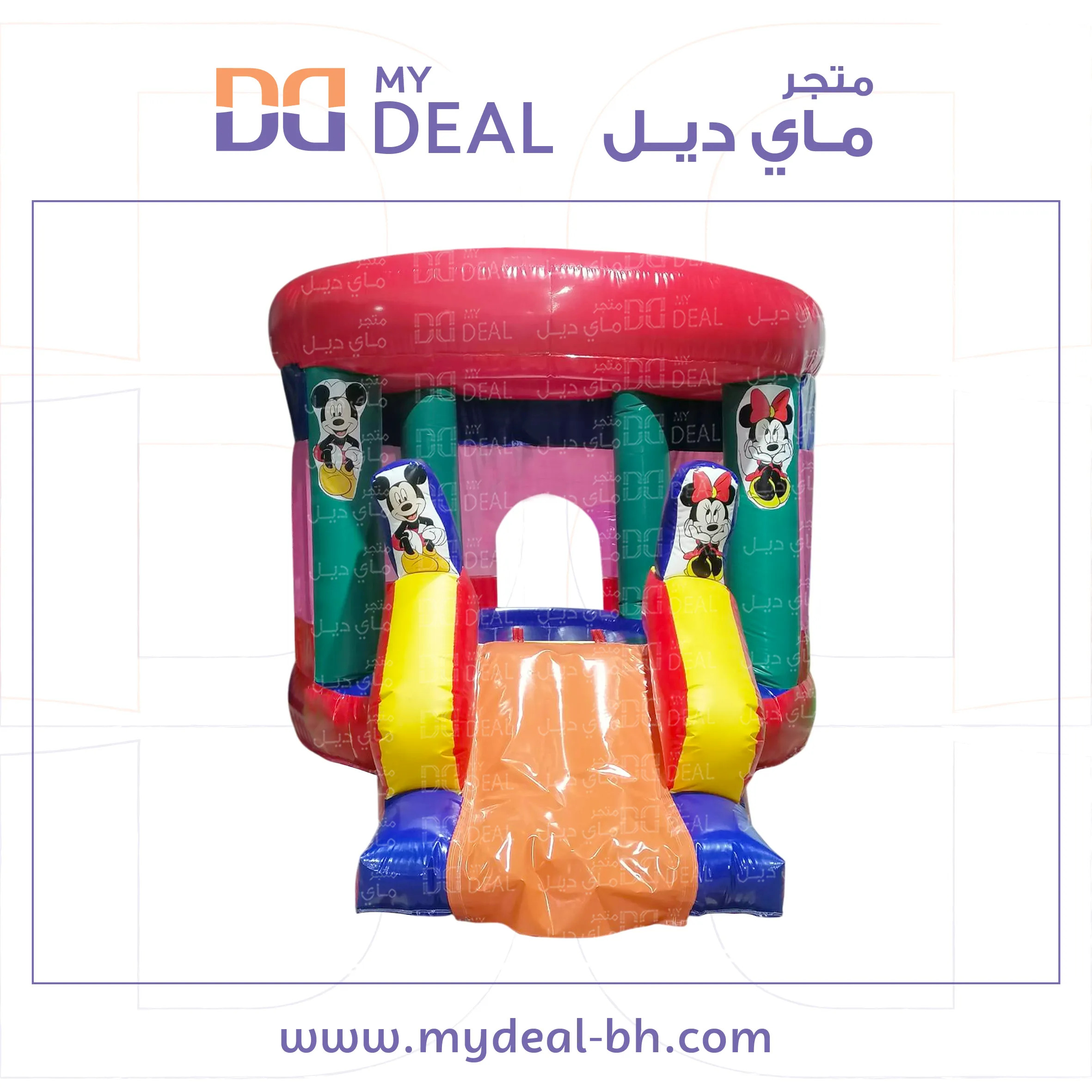 نقازه مع زحليقه مع شخصية ميكي ماوس 5.50* 3 *2.40 متر 