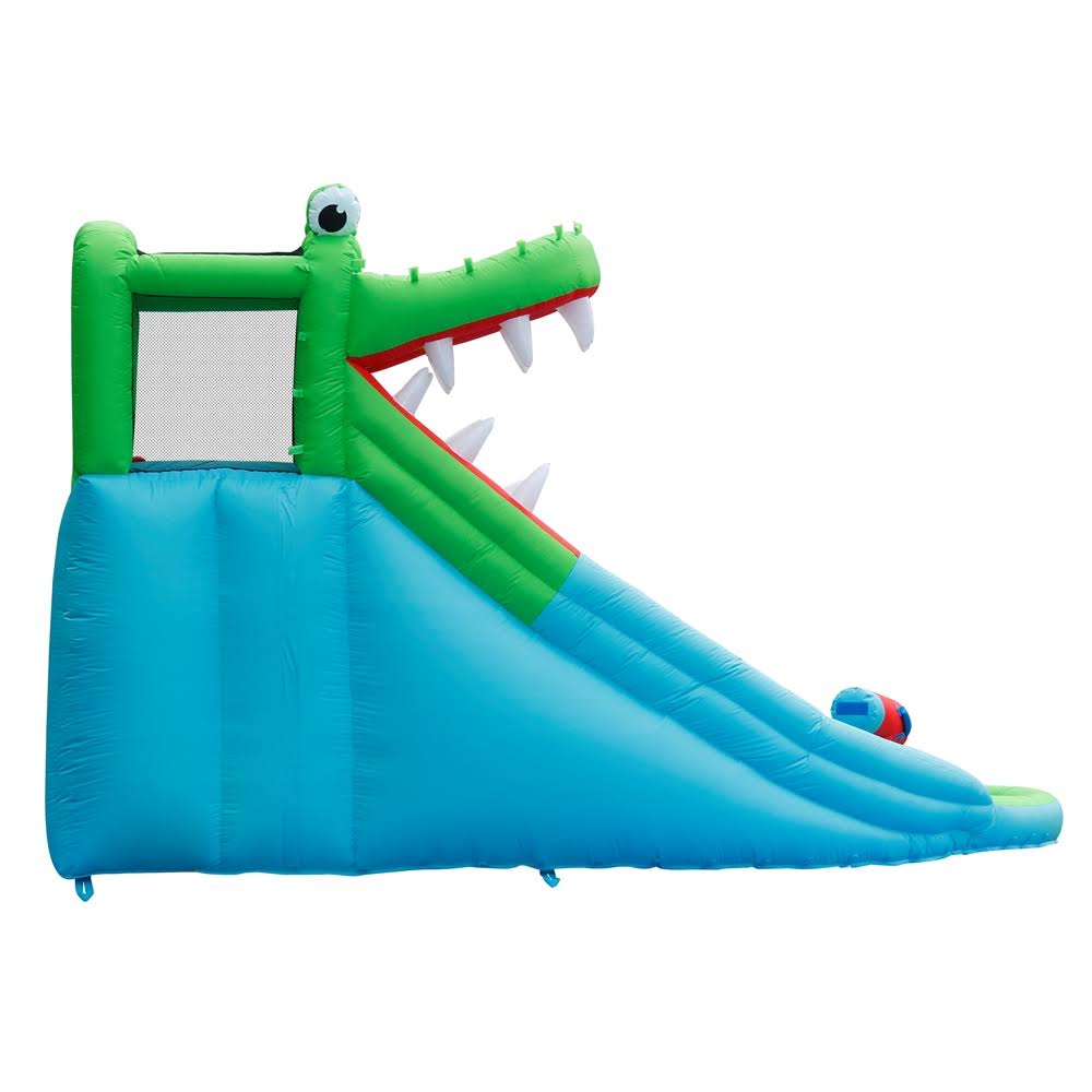 متجر ماي ديل | زحليقه مائية التمساح العملاقة مع مسبح 3في1 زحاليق العاب