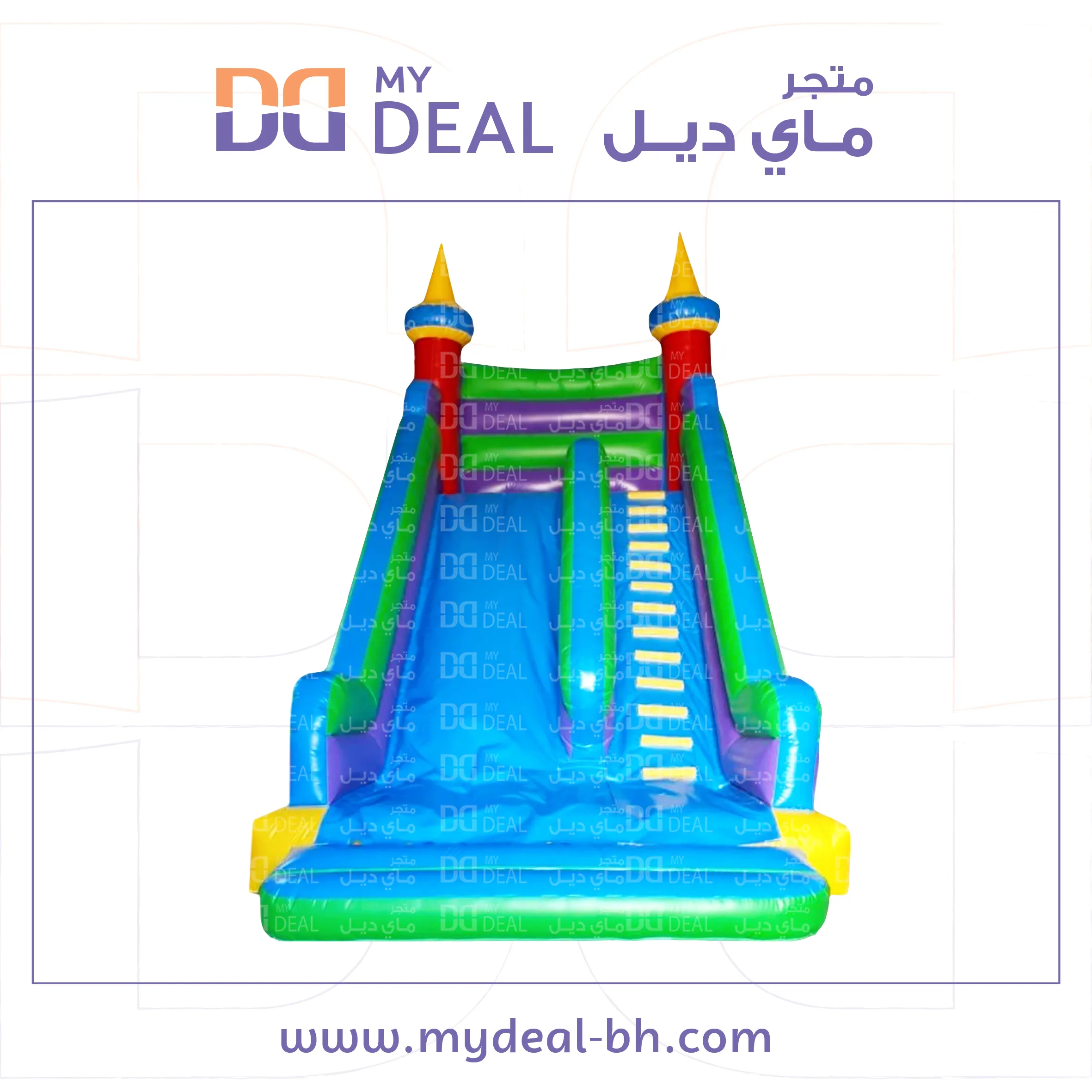 زحليقة مع سلم ودرج كبير طول 7 متر عرض 4 متر ارتفاع 7 متر