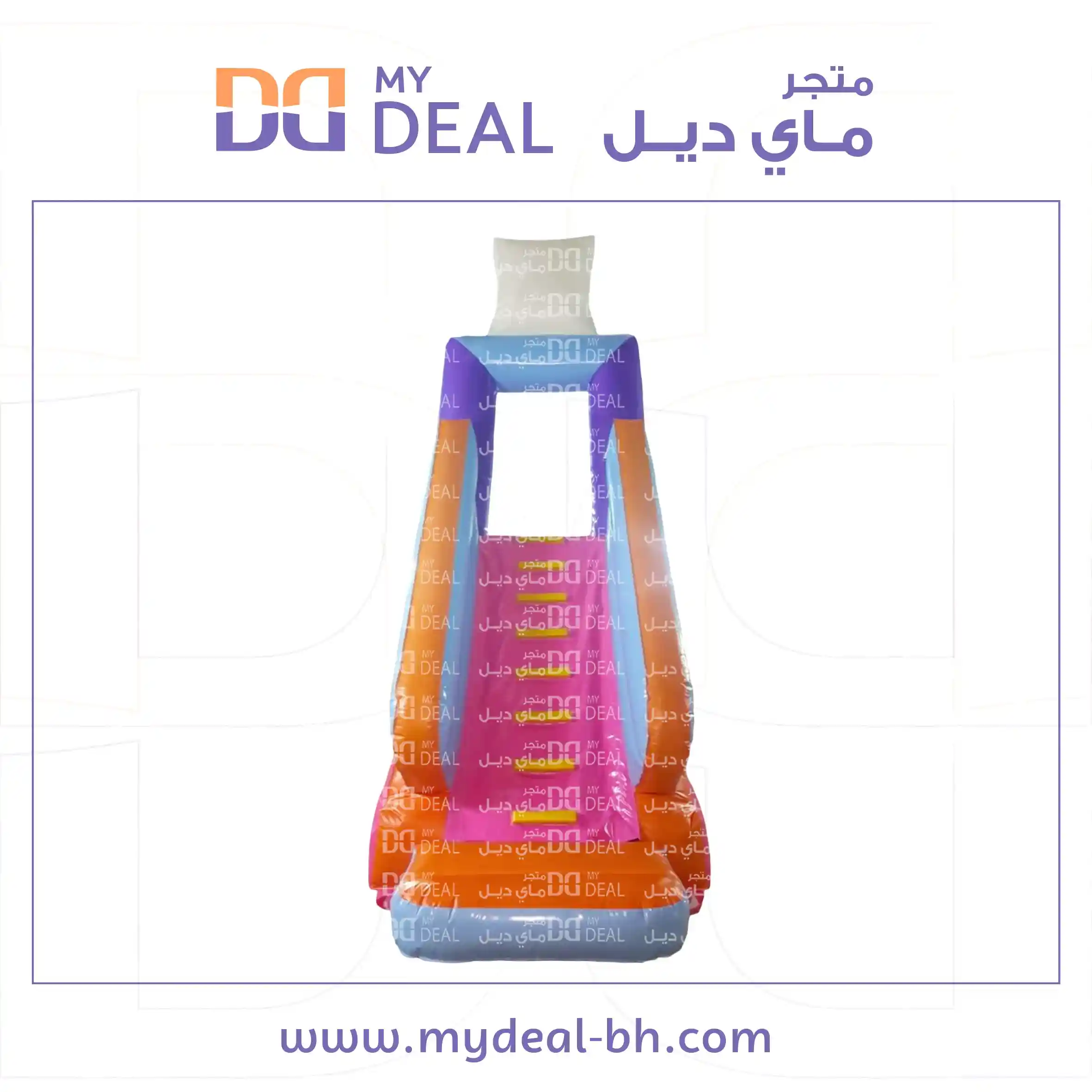 زحليقة مع سلم وحوض مائي طول ٦.٩٠ متر عرض ٢.١٠ متر ارتفاع ٥ متر