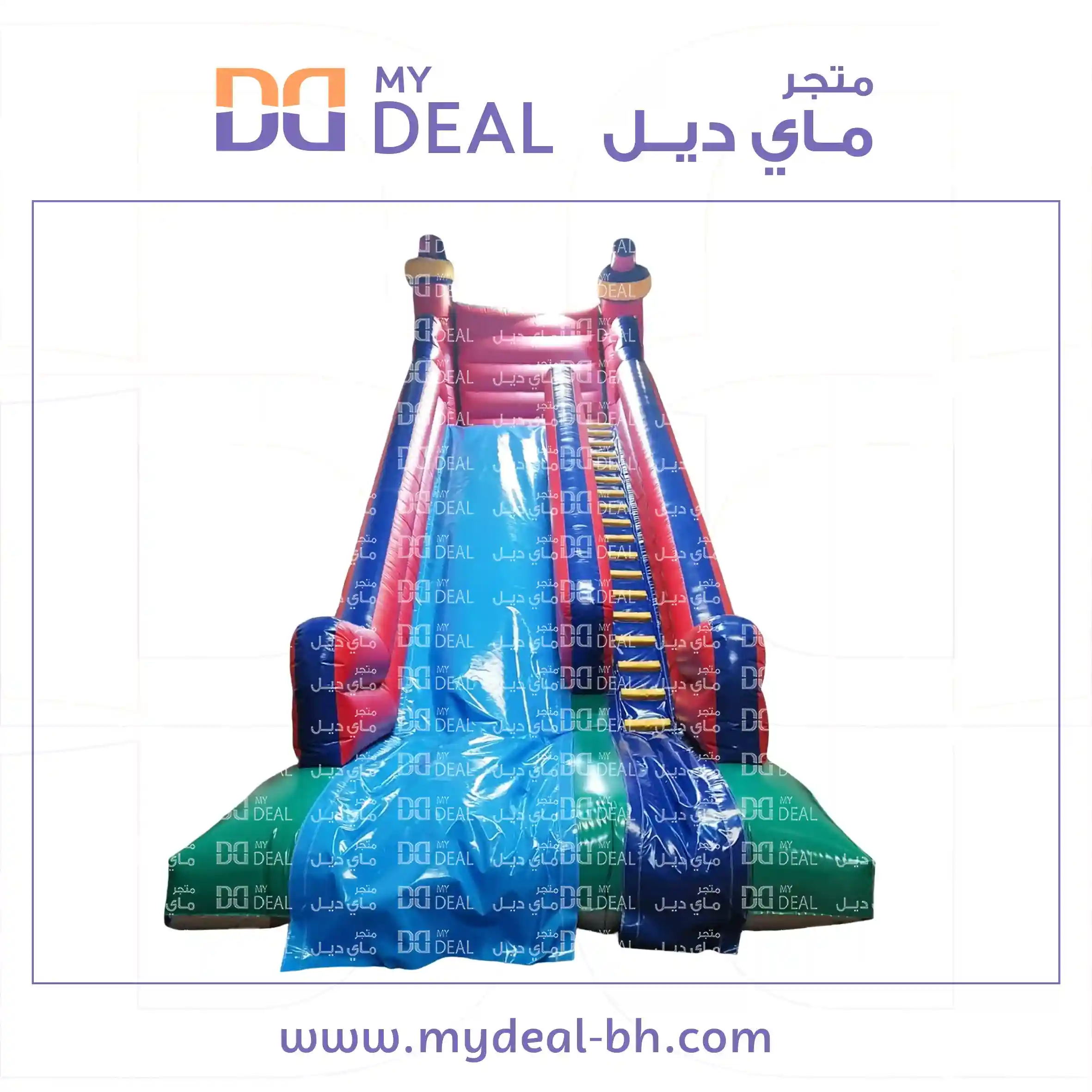 زحليقة مع سلم الطول ٩ العرض ٤ ارتفاع ٩