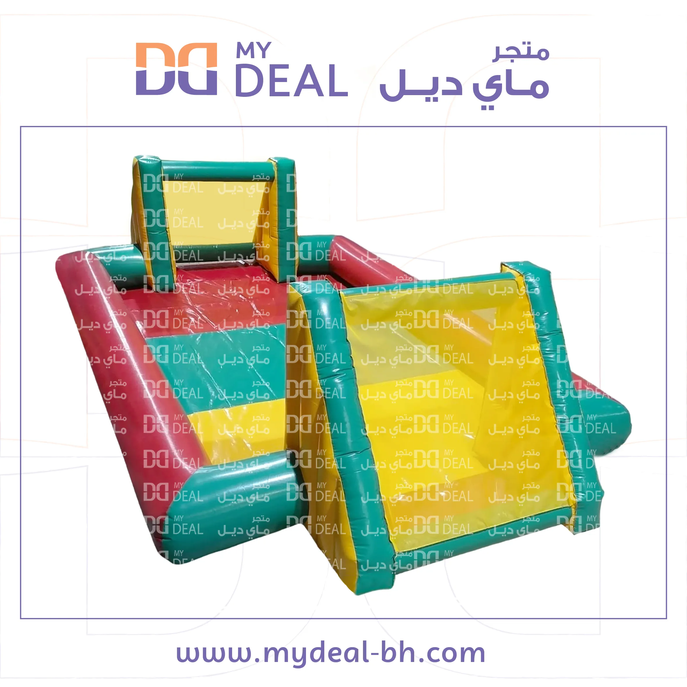 ملعب صابوني 8 * 4 متر ملون 