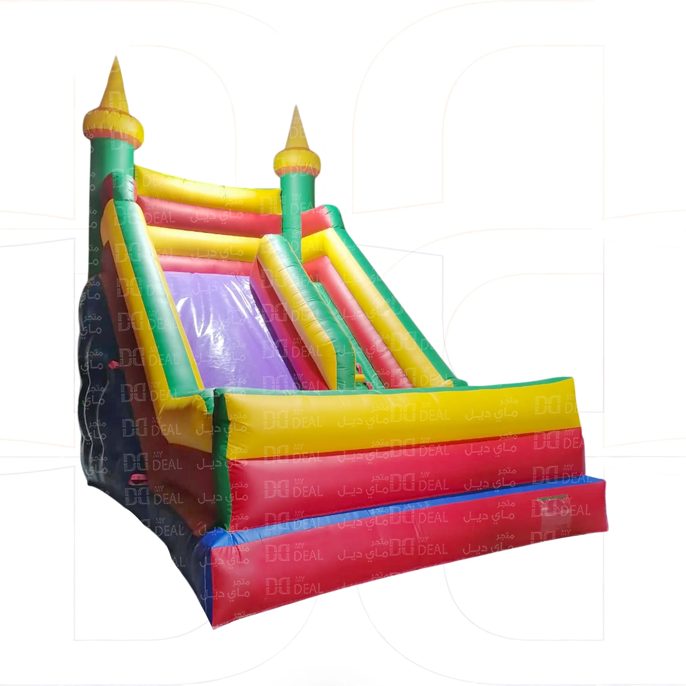 زحليقة مع جدار ونطيطة ودرج جانبي 6*4.50*6 متر
