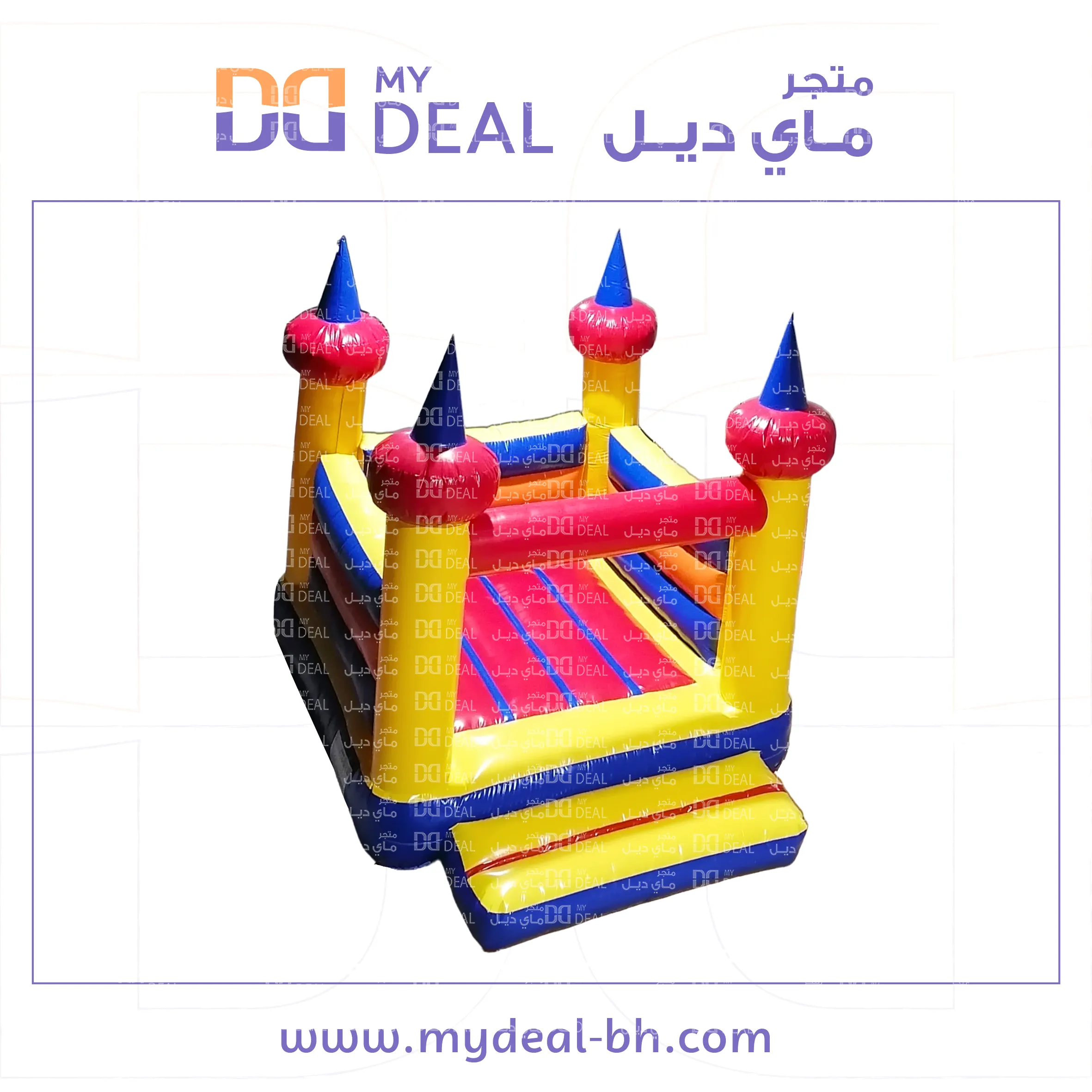 نطيطة هوائية مع درج كبير 3.5*3 متر