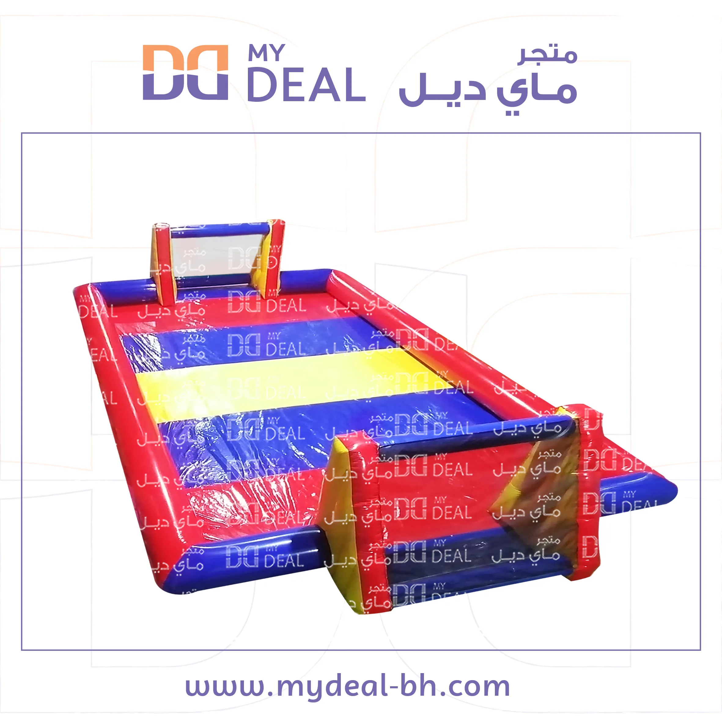 ملعب صابون 12 * 6 متر مع اقوال 