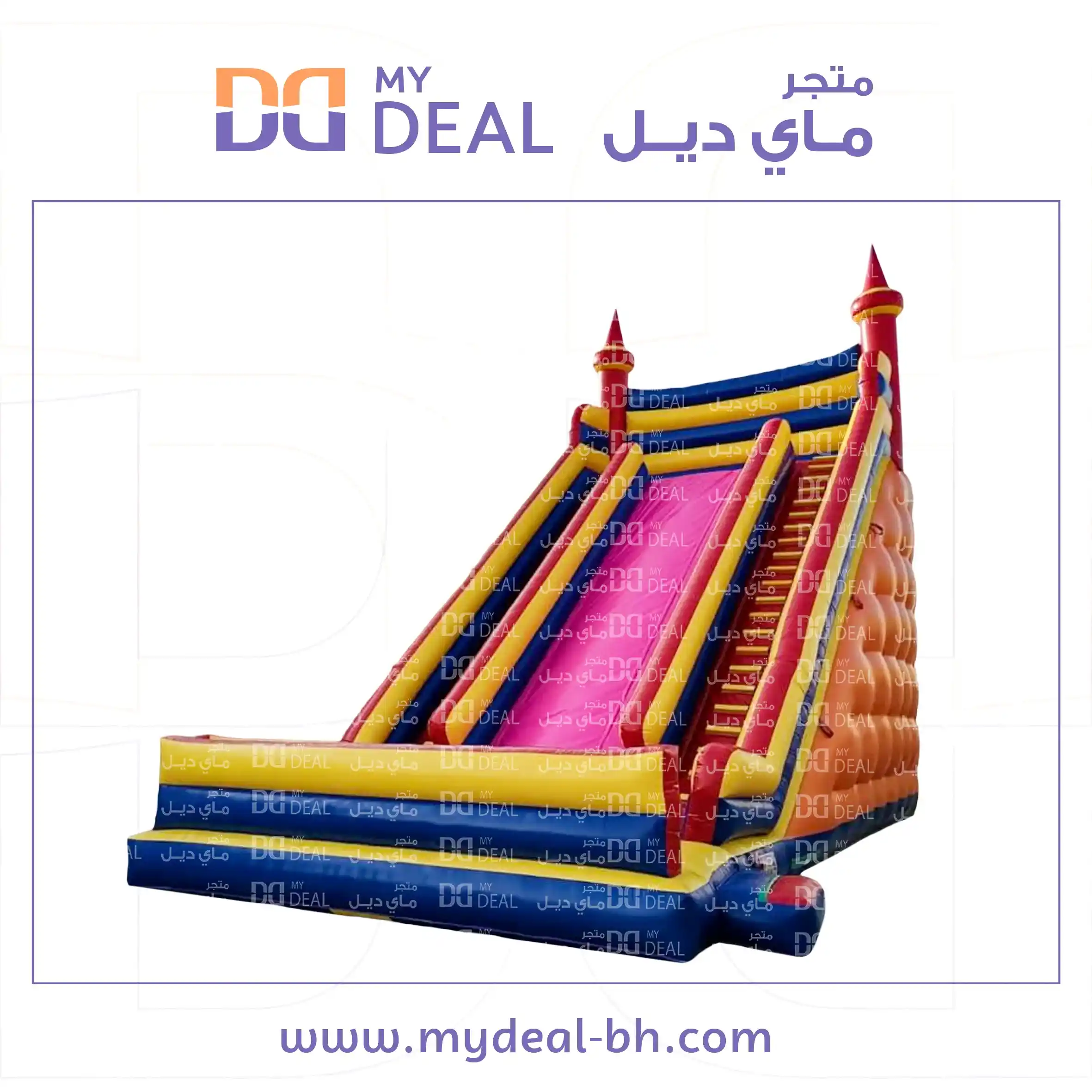 زحليقة مع سلمين وجدار ودرج وبوابة 11* 6.6 * 10 متر
