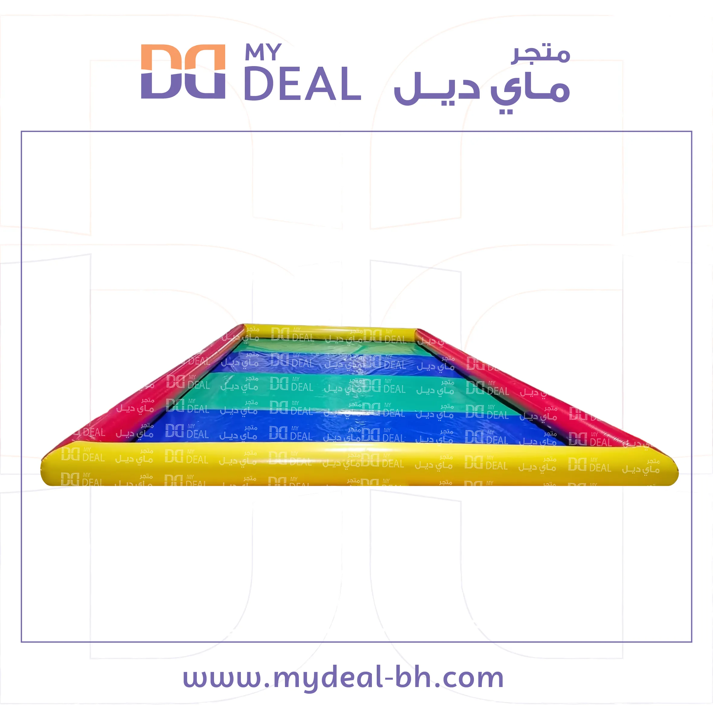 ملعب صابوني ترفيهي طول 10 متر × عرض 5 متر