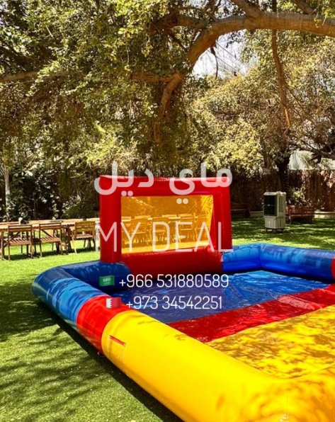 ايجار ملعب صابوني طول 6 متر عرض 4 متر