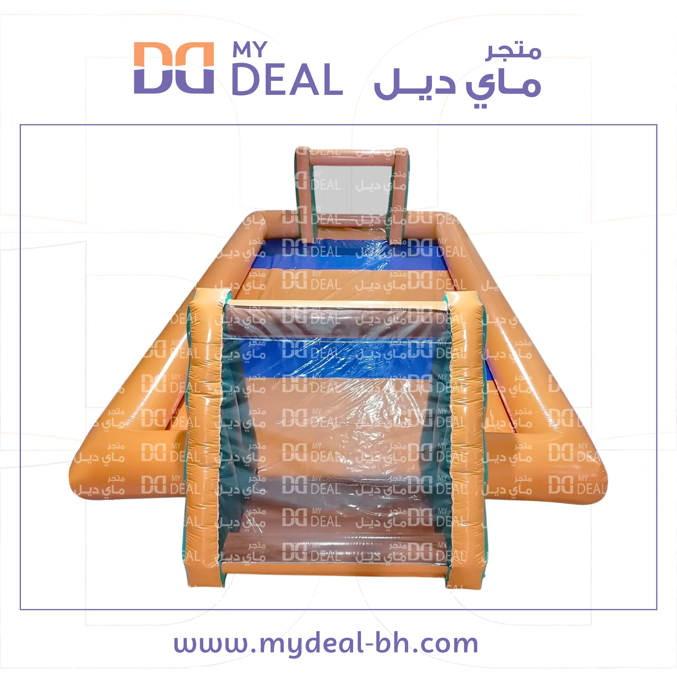 ملعب صابوني برتقالي و أزرق 10* 5متر