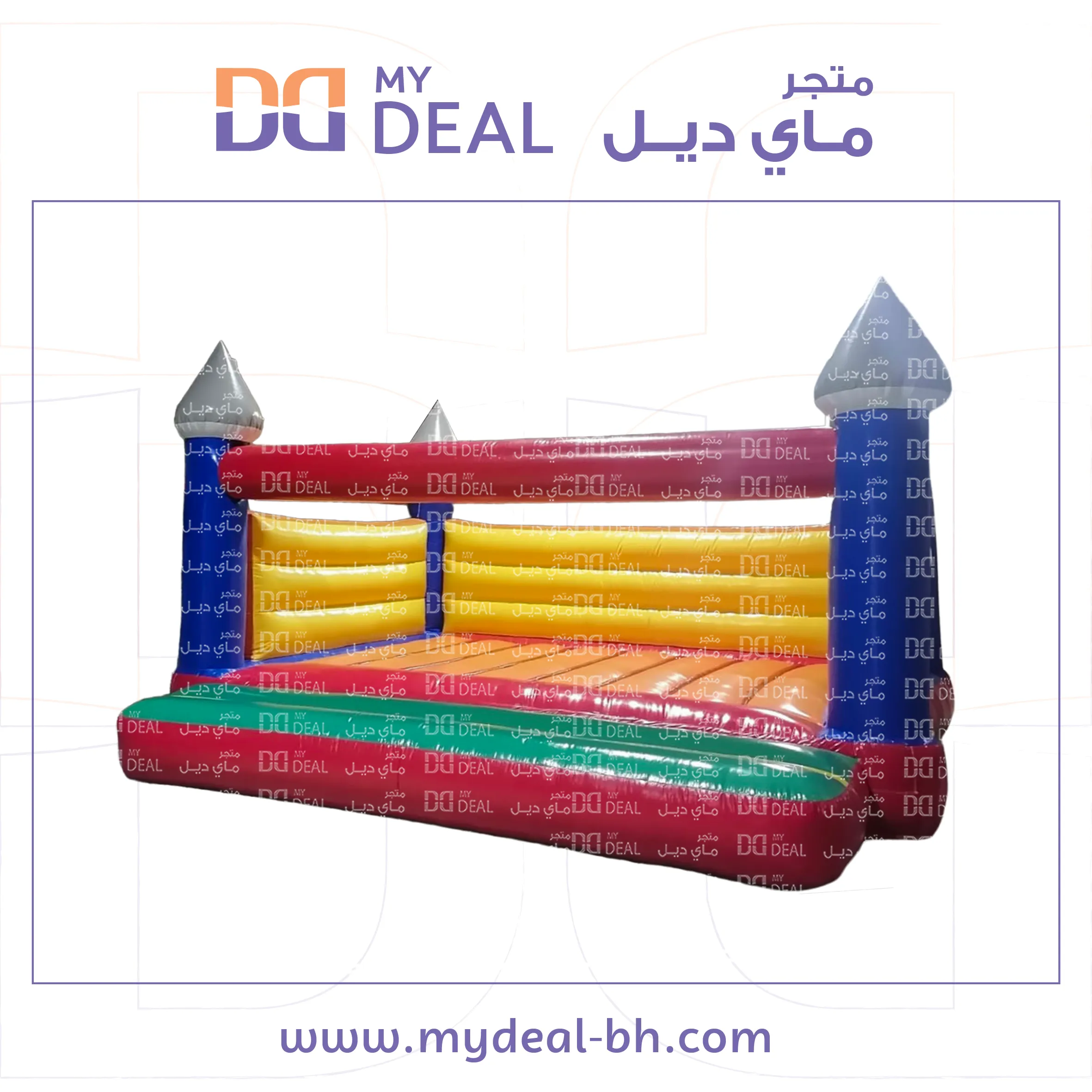 نطيطة هوائية مع درج كبير 6*5 متر