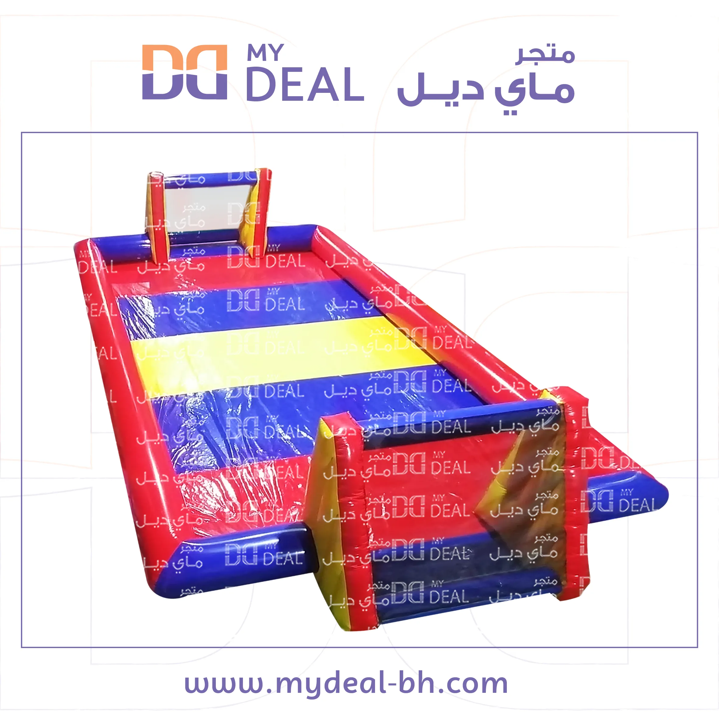 ملعب صابون 12 * 6 متر مع اقوال 