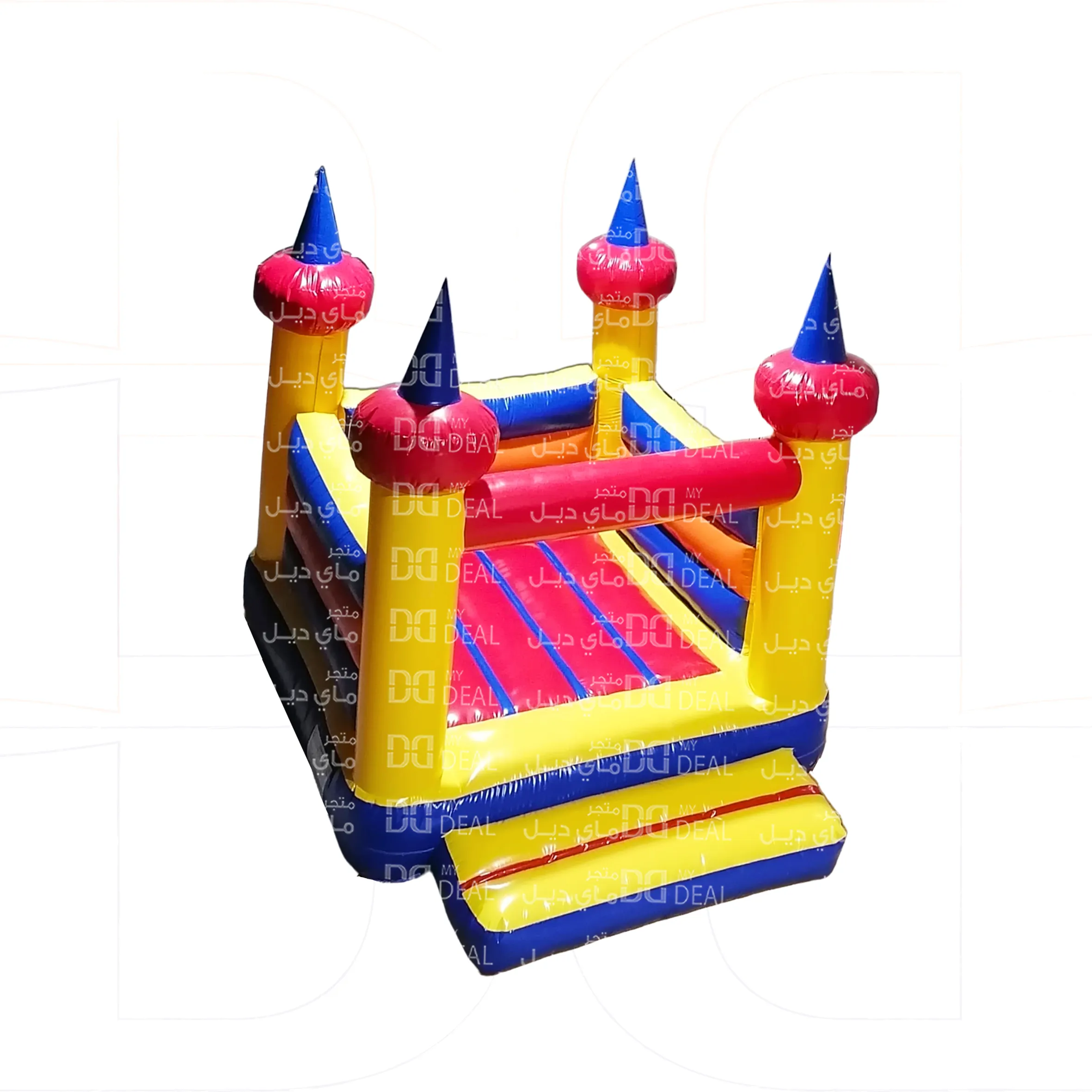 نطيطة هوائية مع درج كبير 3.5*3 متر
