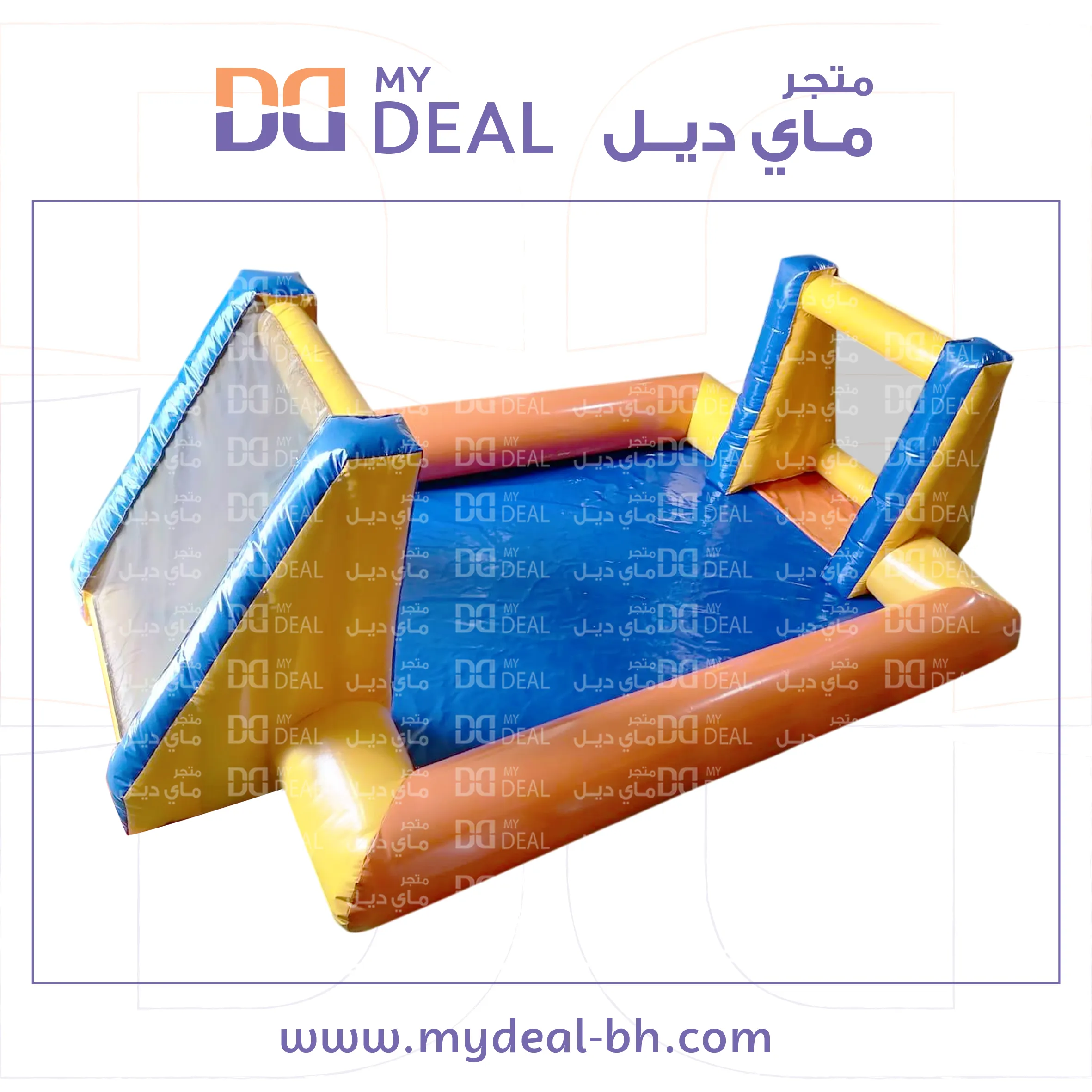 ملعب صابوني بأرضية زرقاء 6 * 3 متر
