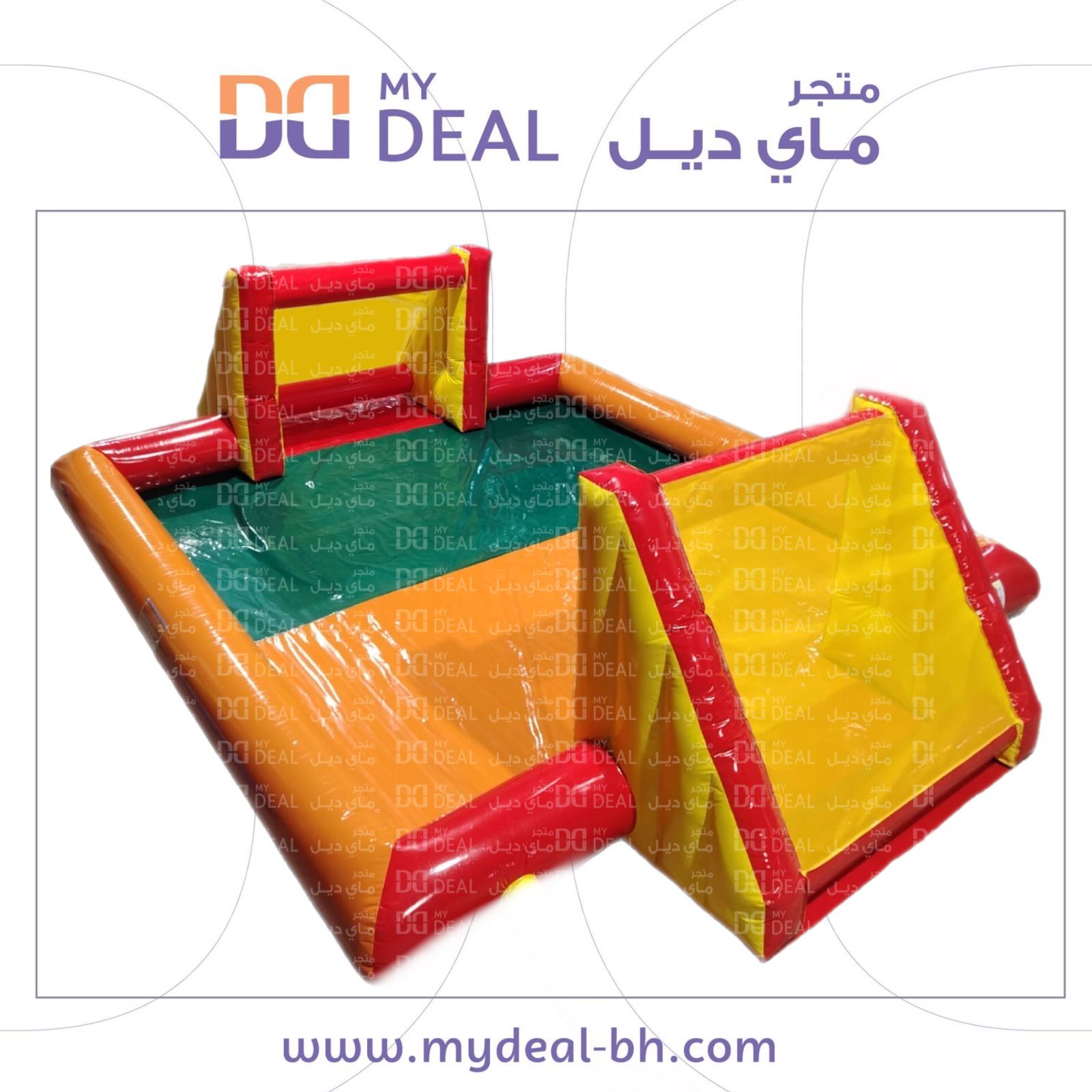 ملعب صابوني مقاس 7 × 5 متر – لعبة مائية ترفيهية للحفلات والفعاليات