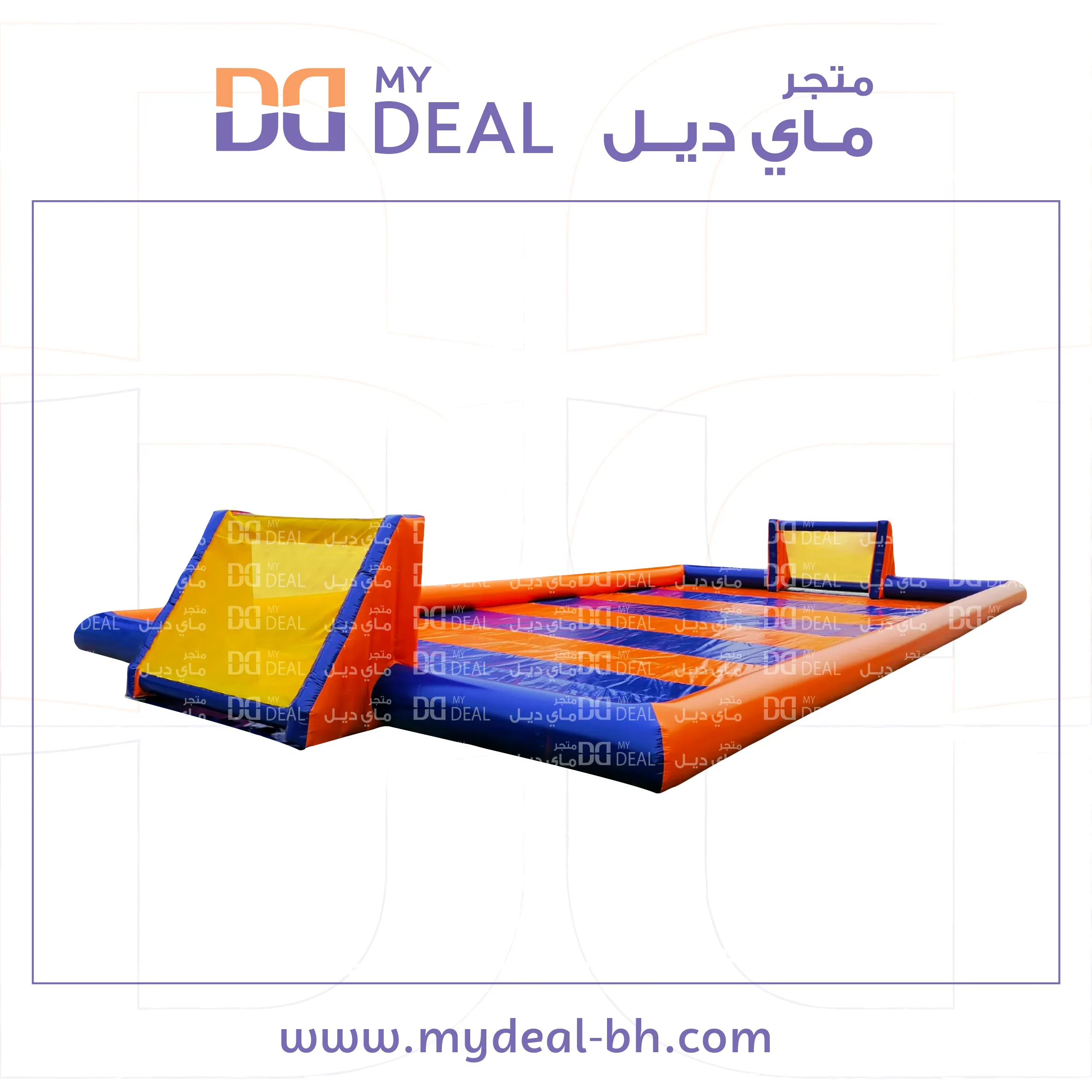 ملعب صابوني الطول 20 متر العرض 10 متر