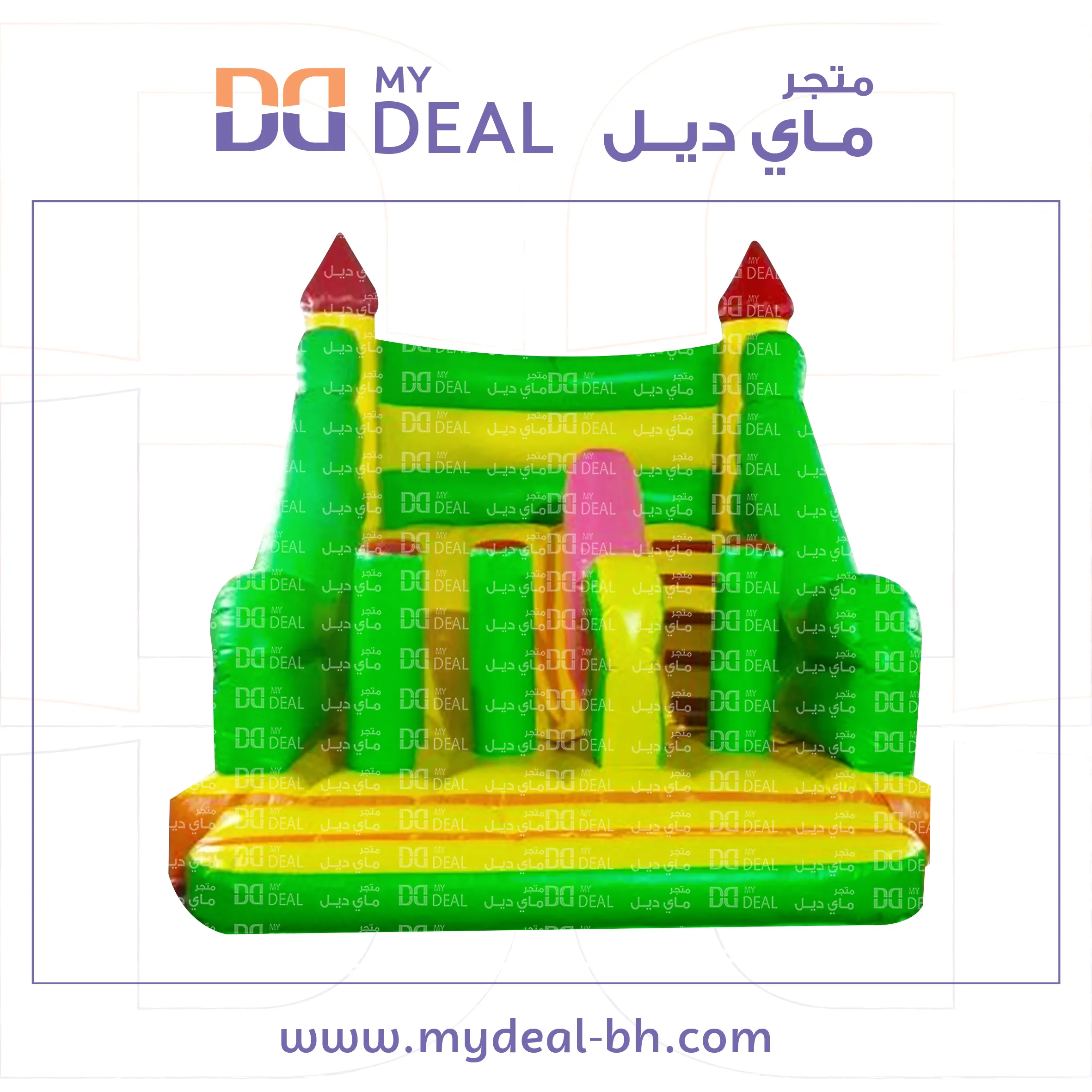 زحليقة مع سلم وبوكسنج ونفق متاهة واعمدة 4.50×3.60×3.50 متر