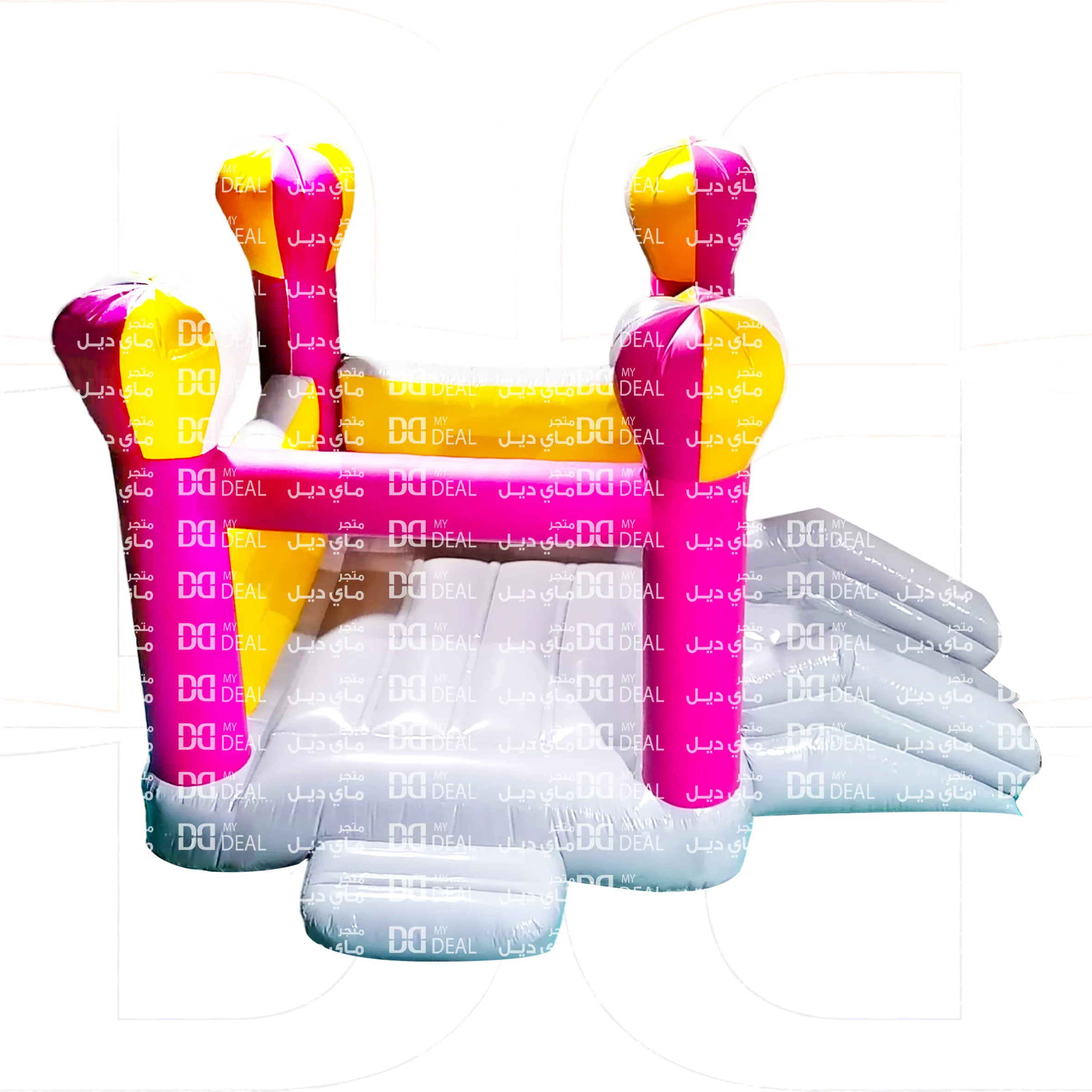 بيت هزاز مع زحليقة ونطيطة هوائية مع درج 4.50*3.50 متر