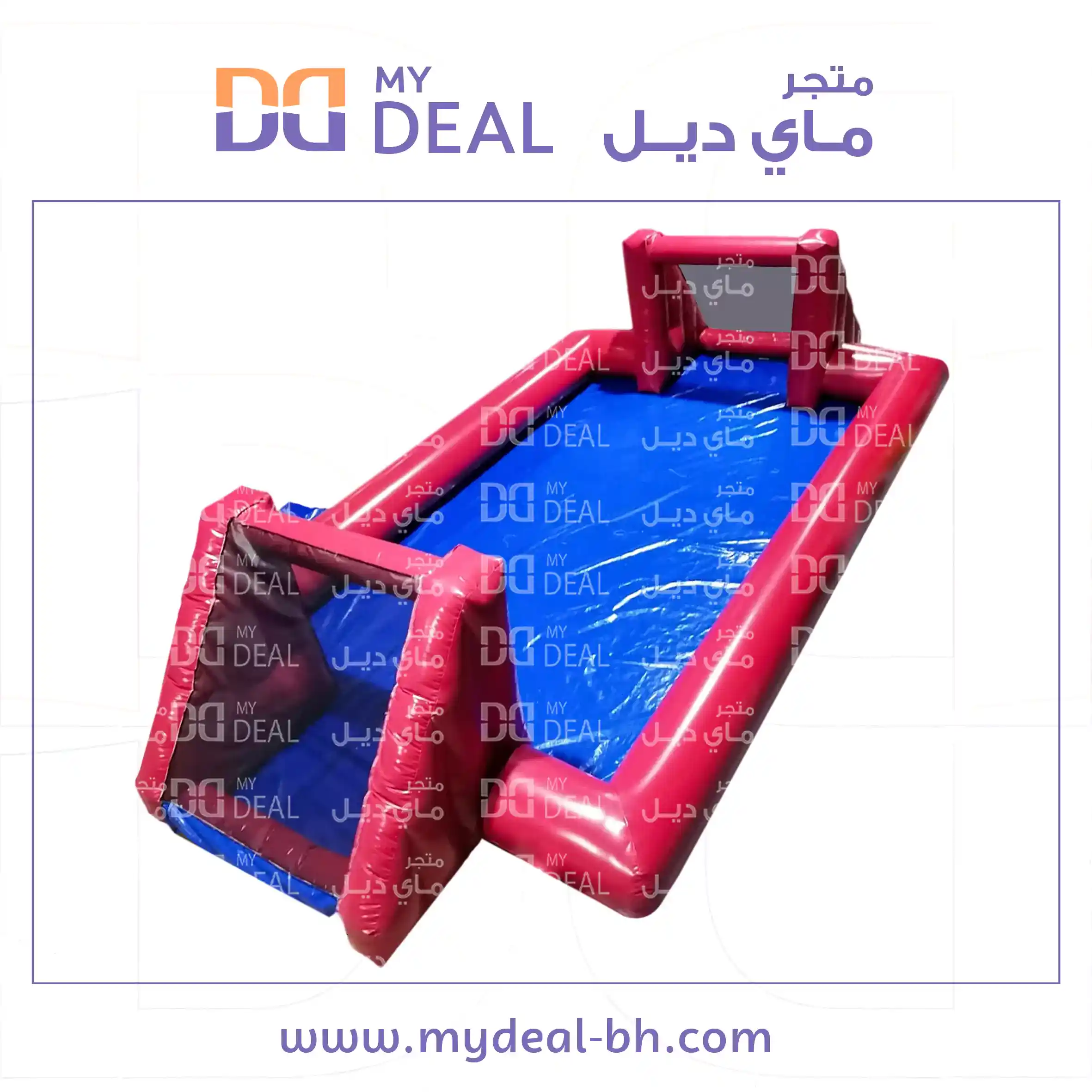 ملعب صابوني الطول ٨ متر في العرض ٤ م