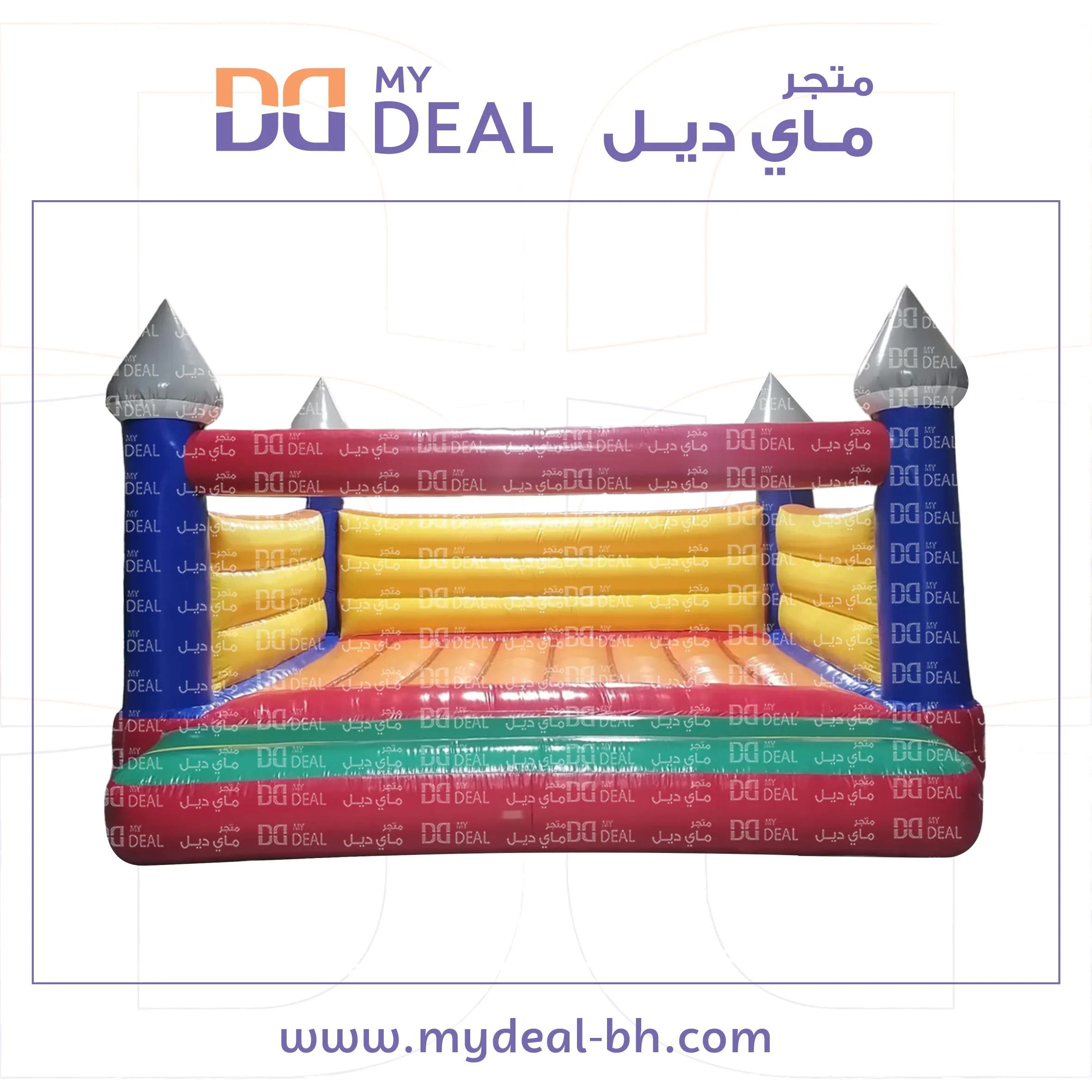 نطيطة هوائية مع درج كبير 6*5 متر