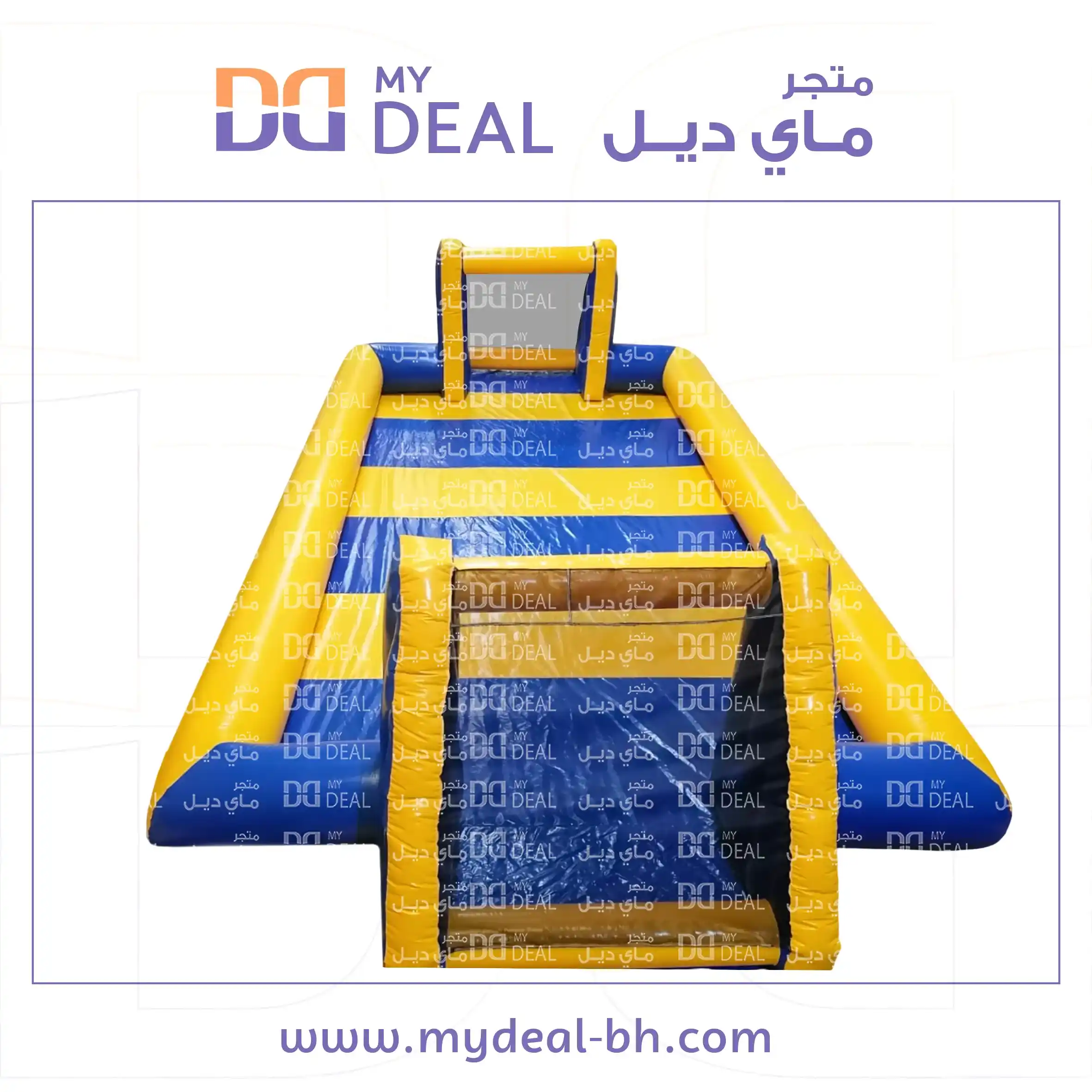 ملعب صابوني مع اقوال الطول ١٢ متر العرض ٦ متر