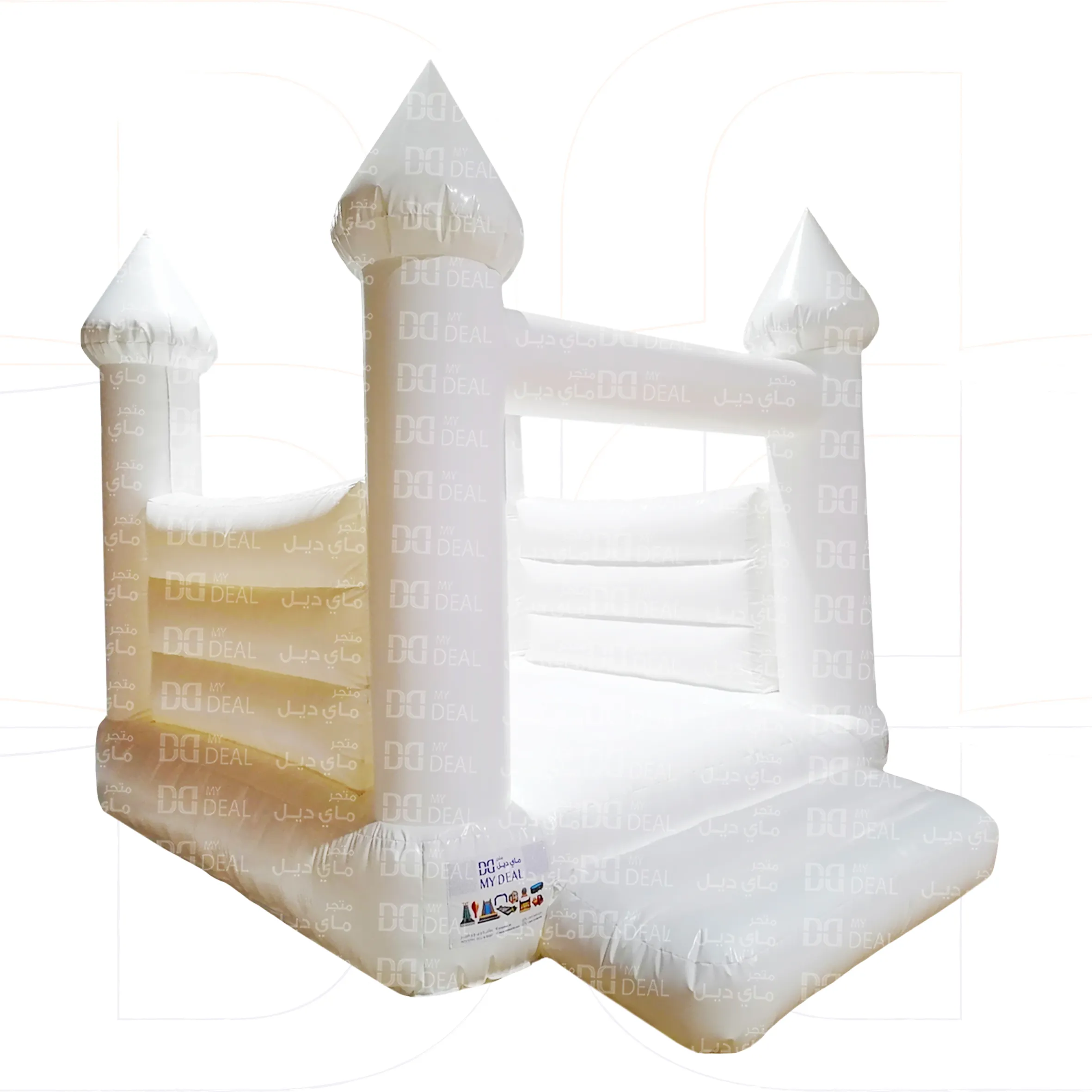نطيطة هوائية مع درج 3.50*3 متر 