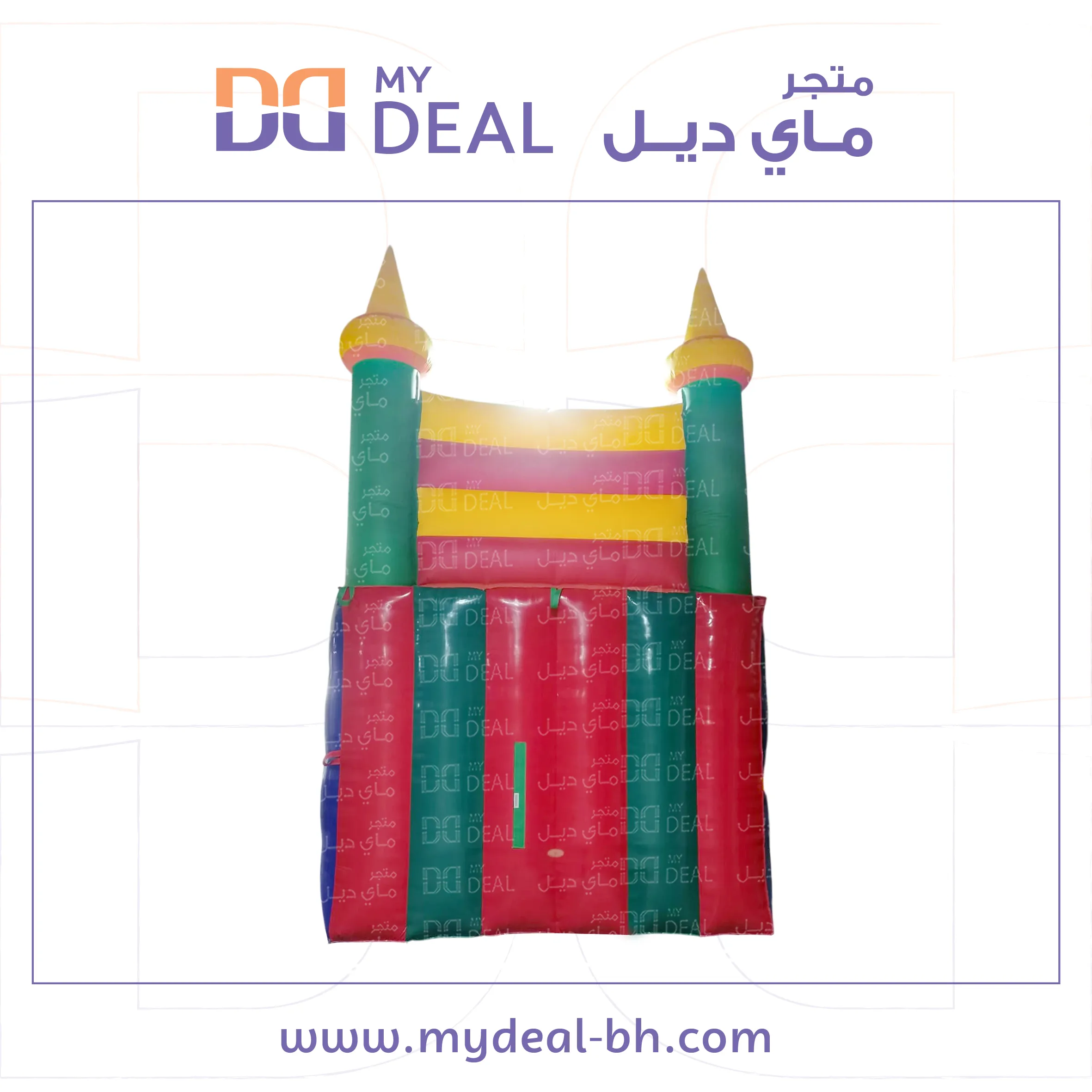 زحليقة مع جدار ونطيطة ودرج جانبي 6*4.50*6 متر