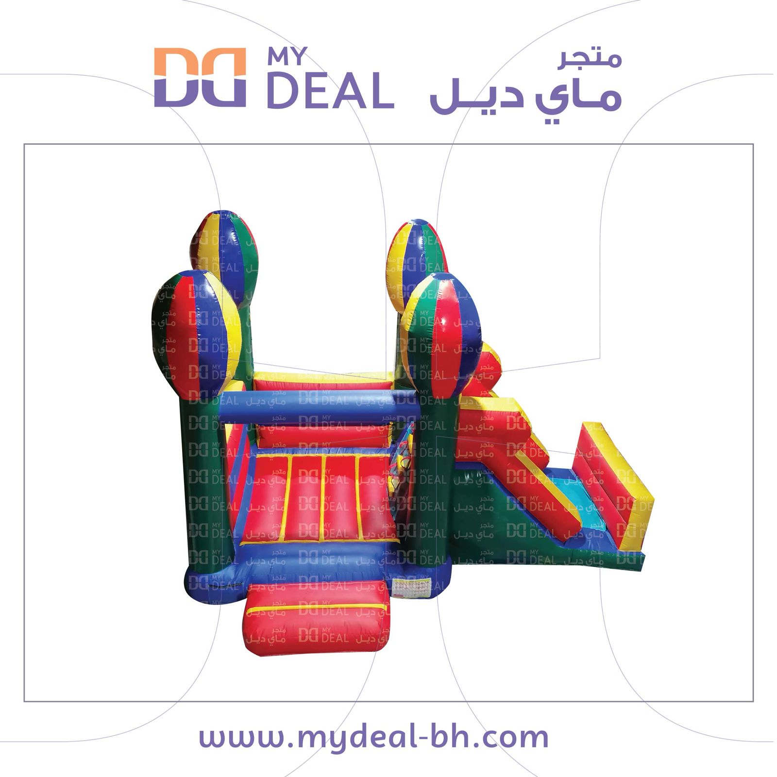 نقيزة مع درج وزحليقة مع جدار 5.50*3.80متر
