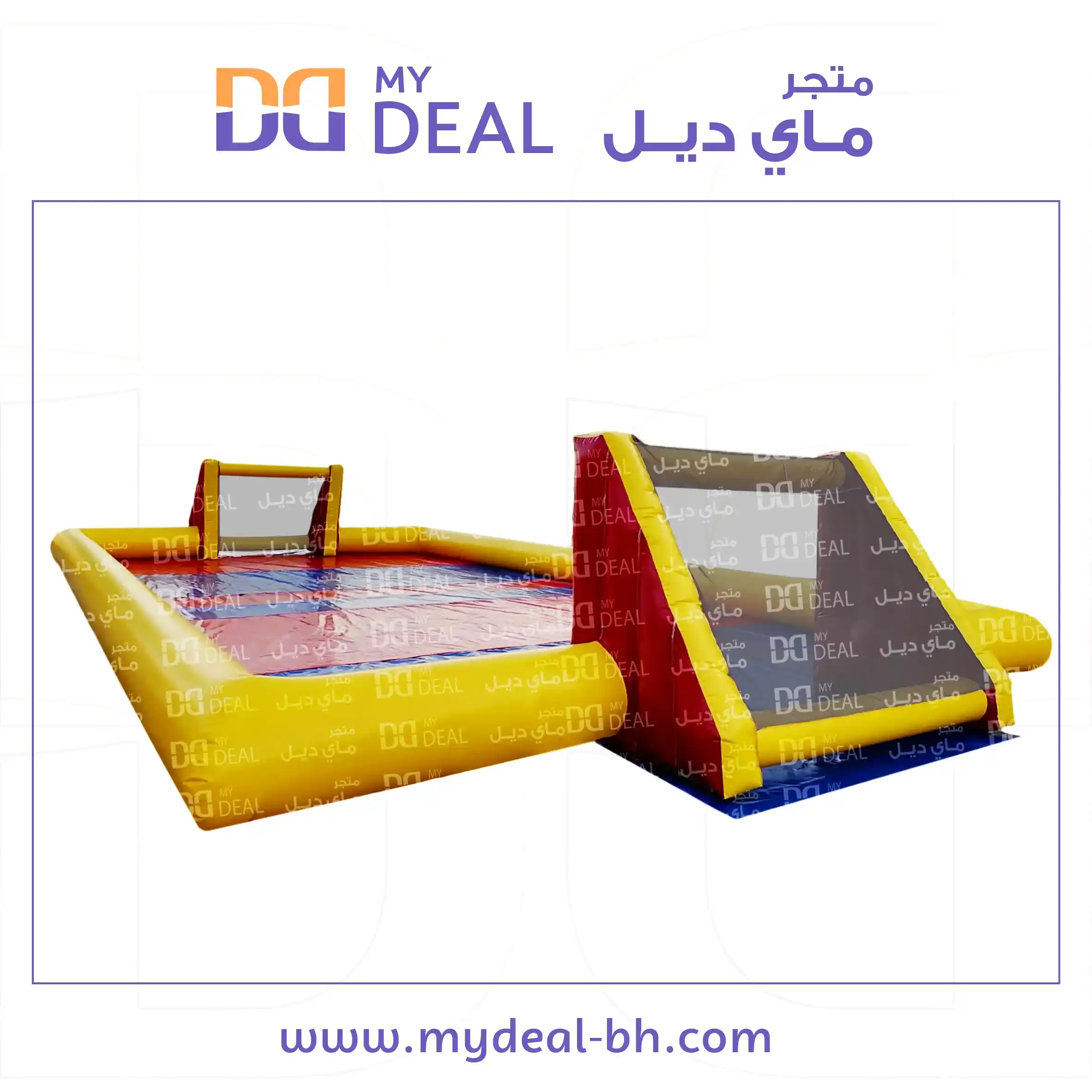 ملعب صابوني طول ١٦ متر العرض ٨ متر