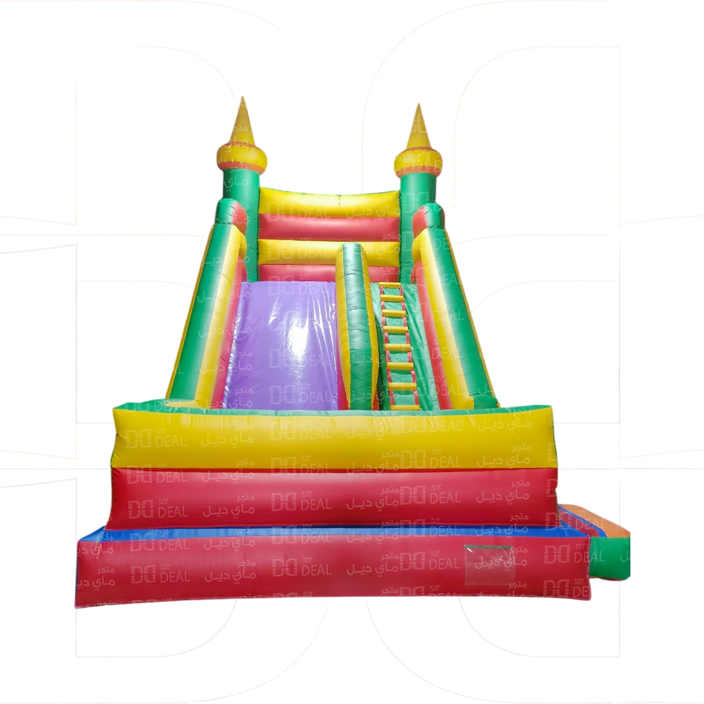 زحليقة مع جدار ونطيطة ودرج جانبي 6*4.50*6 متر