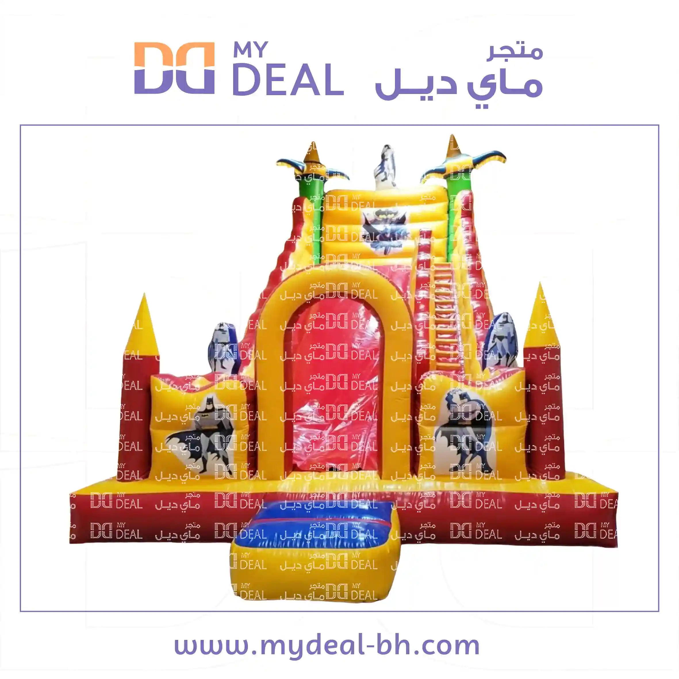 زحليقة مع نطيطة وجدار وبوابة قوس ودرج الطول ٨.٧٠ متر العرض ٥.٢٥ متر ال