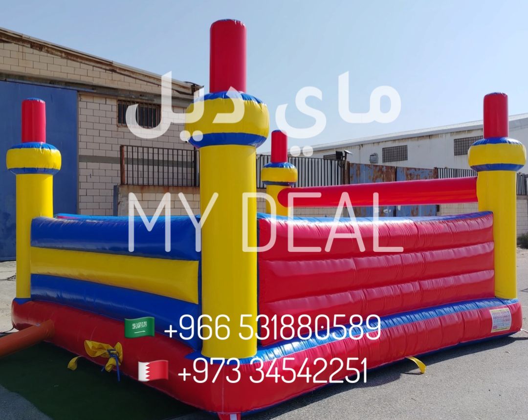 نطيطة هوائية مع درج كبير  6 * 5 متر