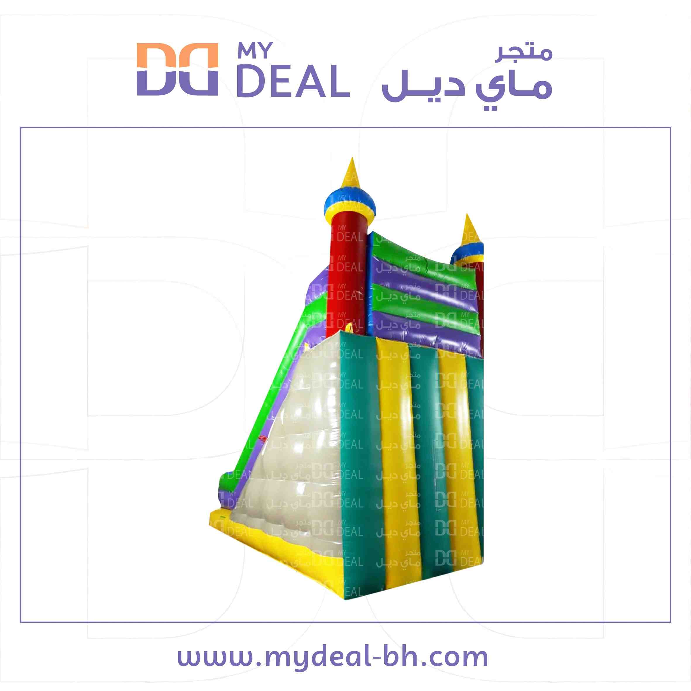 زحليقة مع سلم ودرج كبير طول 7 متر عرض 4 متر ارتفاع 7 متر