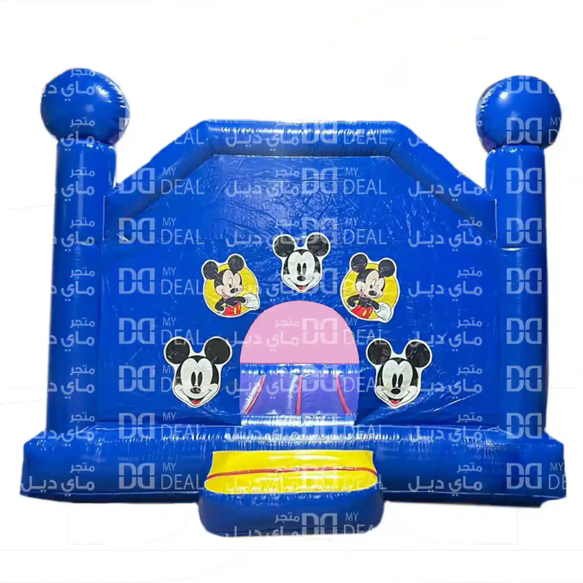 نطيطة ميكي ماوس هوائية مع درج 3.50*3 متر