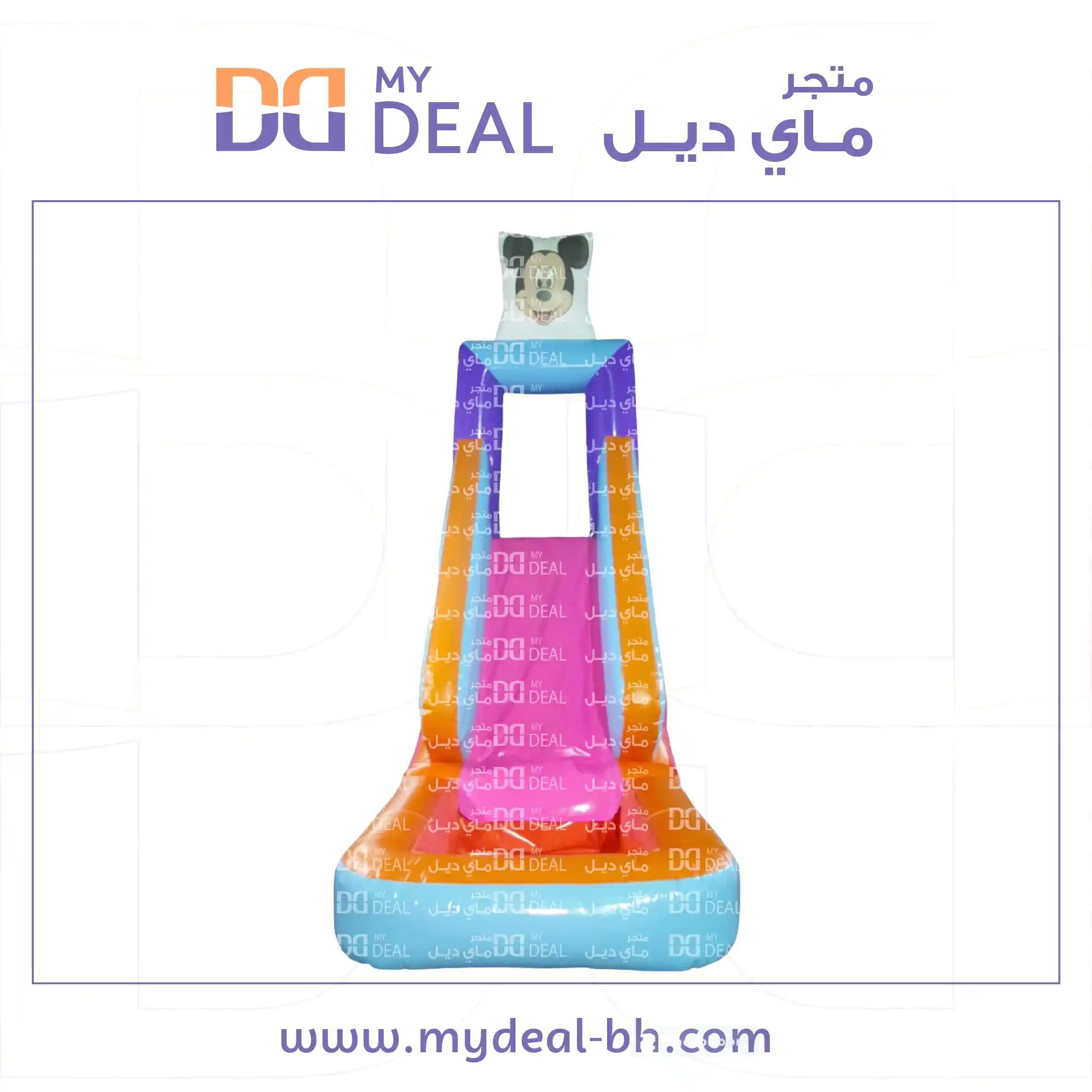 زحليقة مع سلم وحوض مائي طول ٦.٩٠ متر عرض ٢.١٠ متر ارتفاع ٥ متر