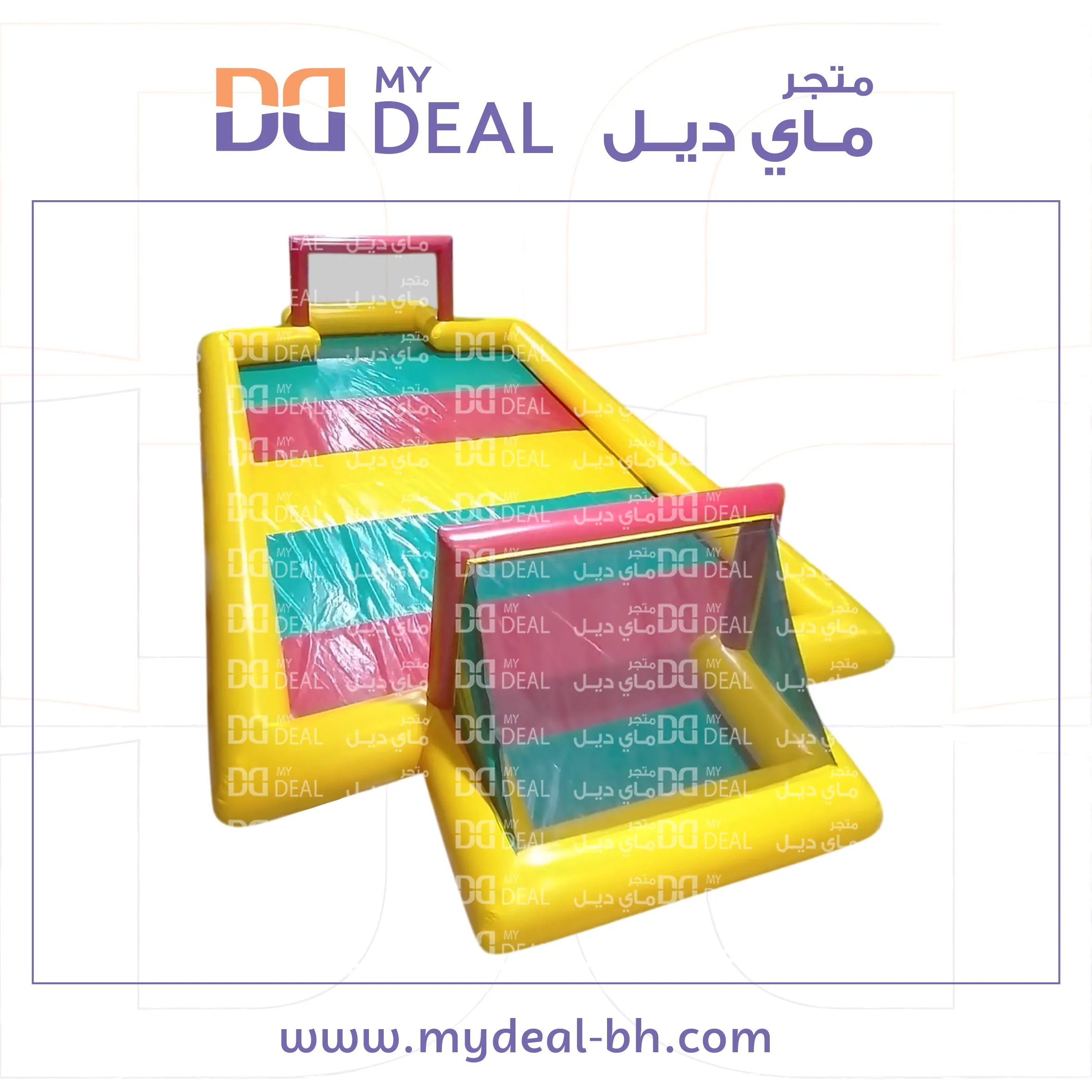 ملعب صابوني بالوان زاهية مع اقوال صينيه 12 * 6متر