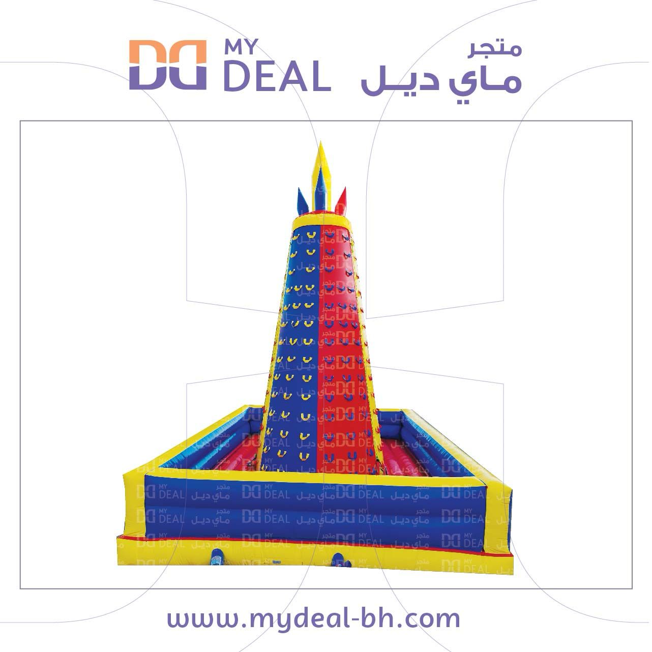 جبل تسلق الطول ٧.٧٠ في عرض ٦ متر في الارتفاع ٨ متر