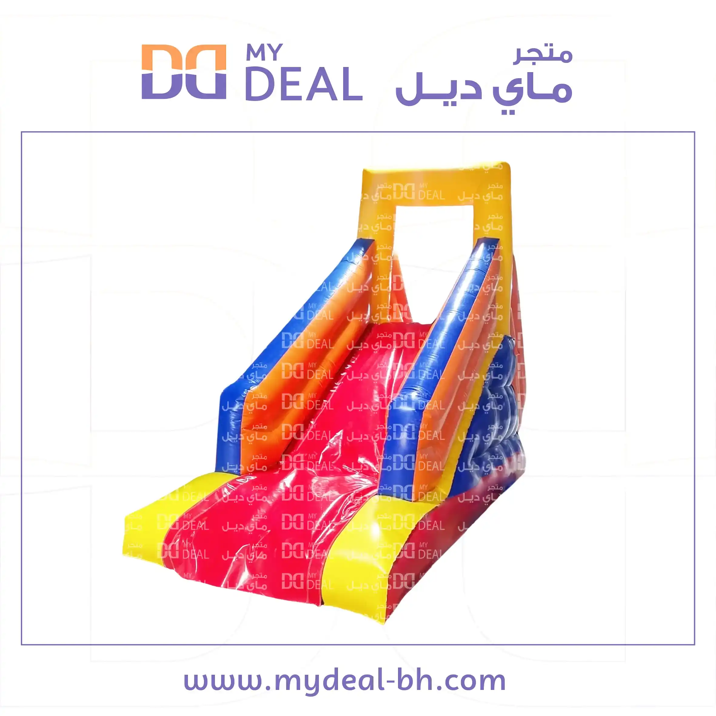 زحليقة هوائية طول 5.70 متر عرض2.10 متر 4 متر مع سلم