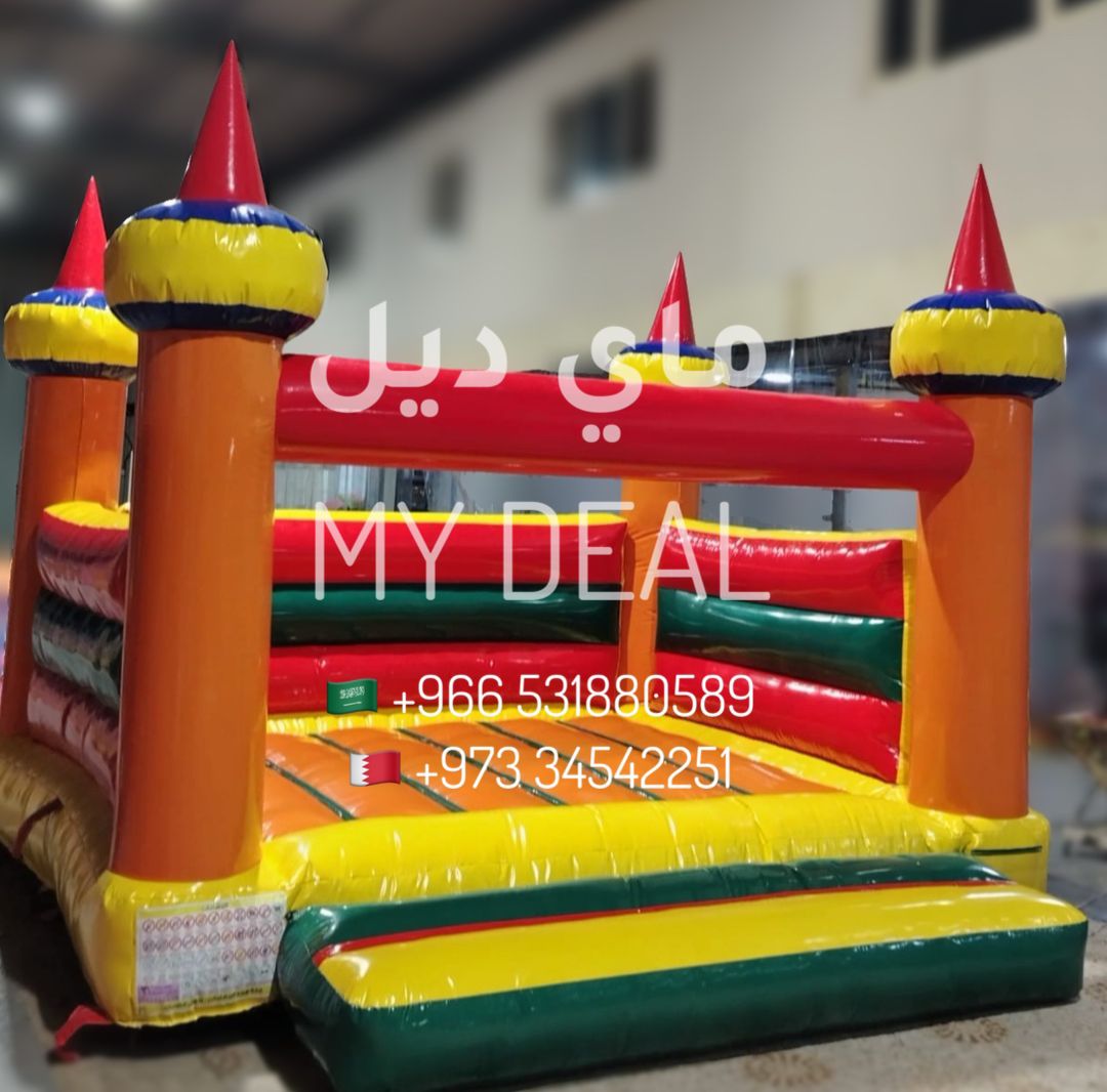نطيطة هوائية ترفيهية مع درج كبير 4*4 متر