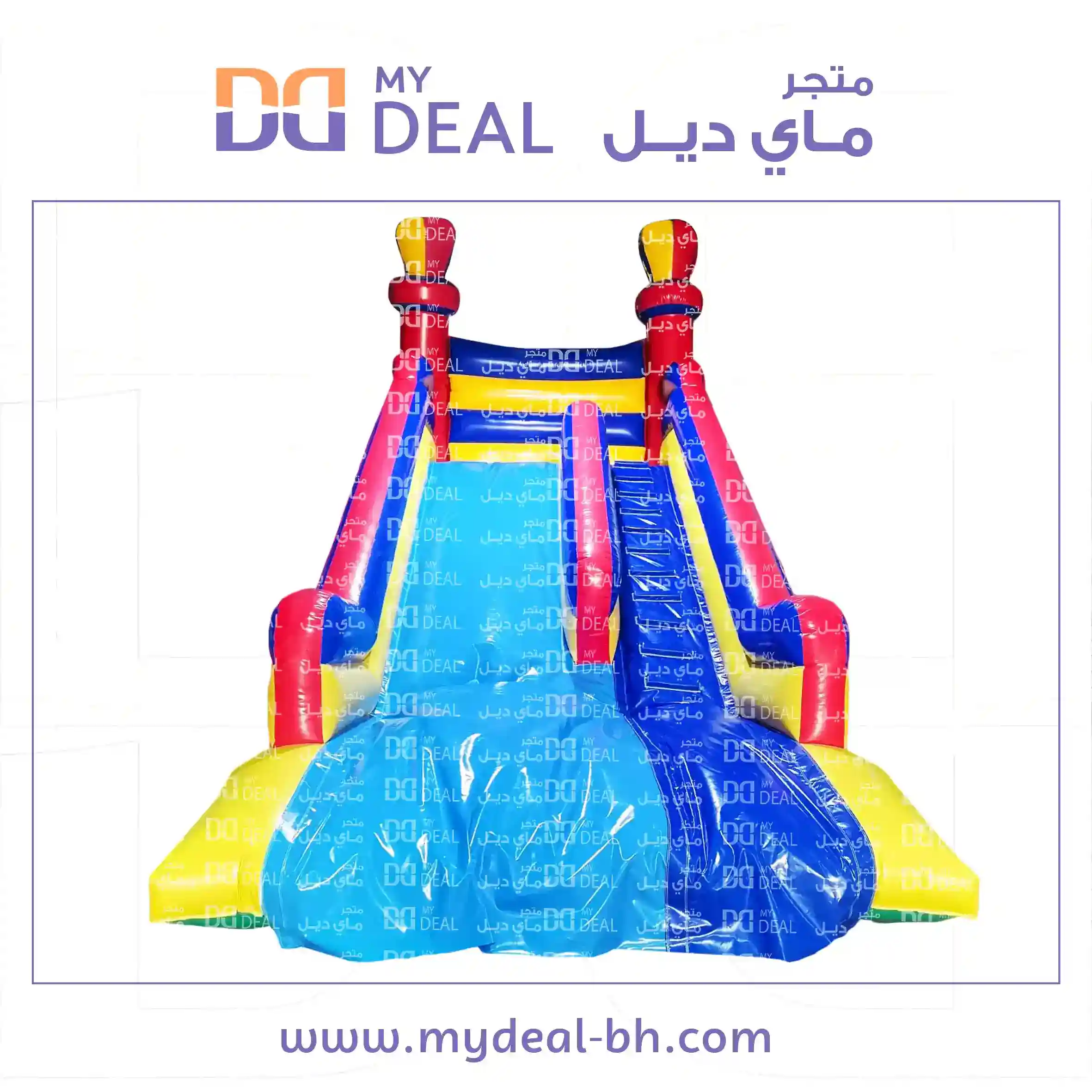 زحليقة هوائية الطول ٦ متر العرض ٤ م الارتفاع ٥ متر