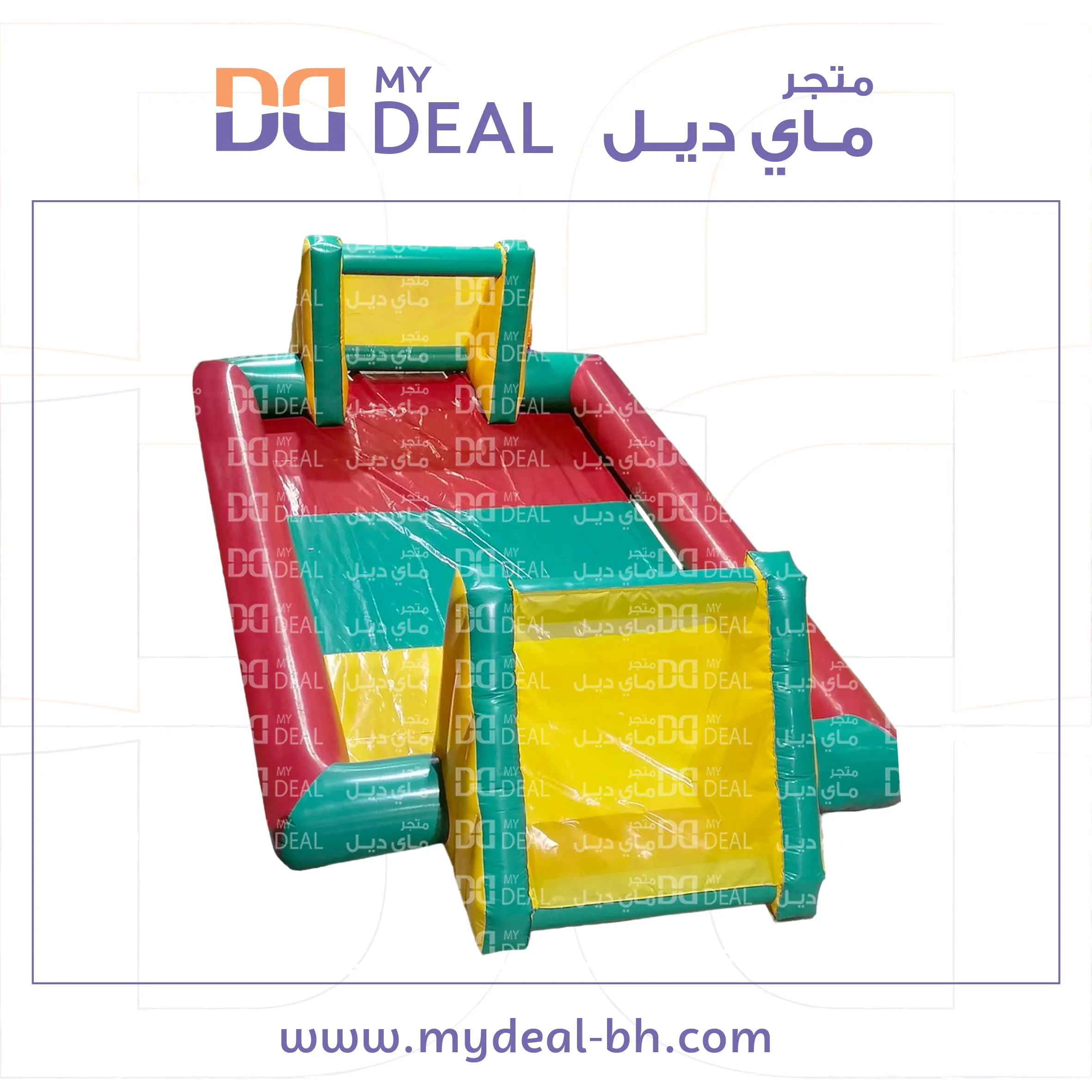 ملعب صابوني 8 * 4 متر ملون 