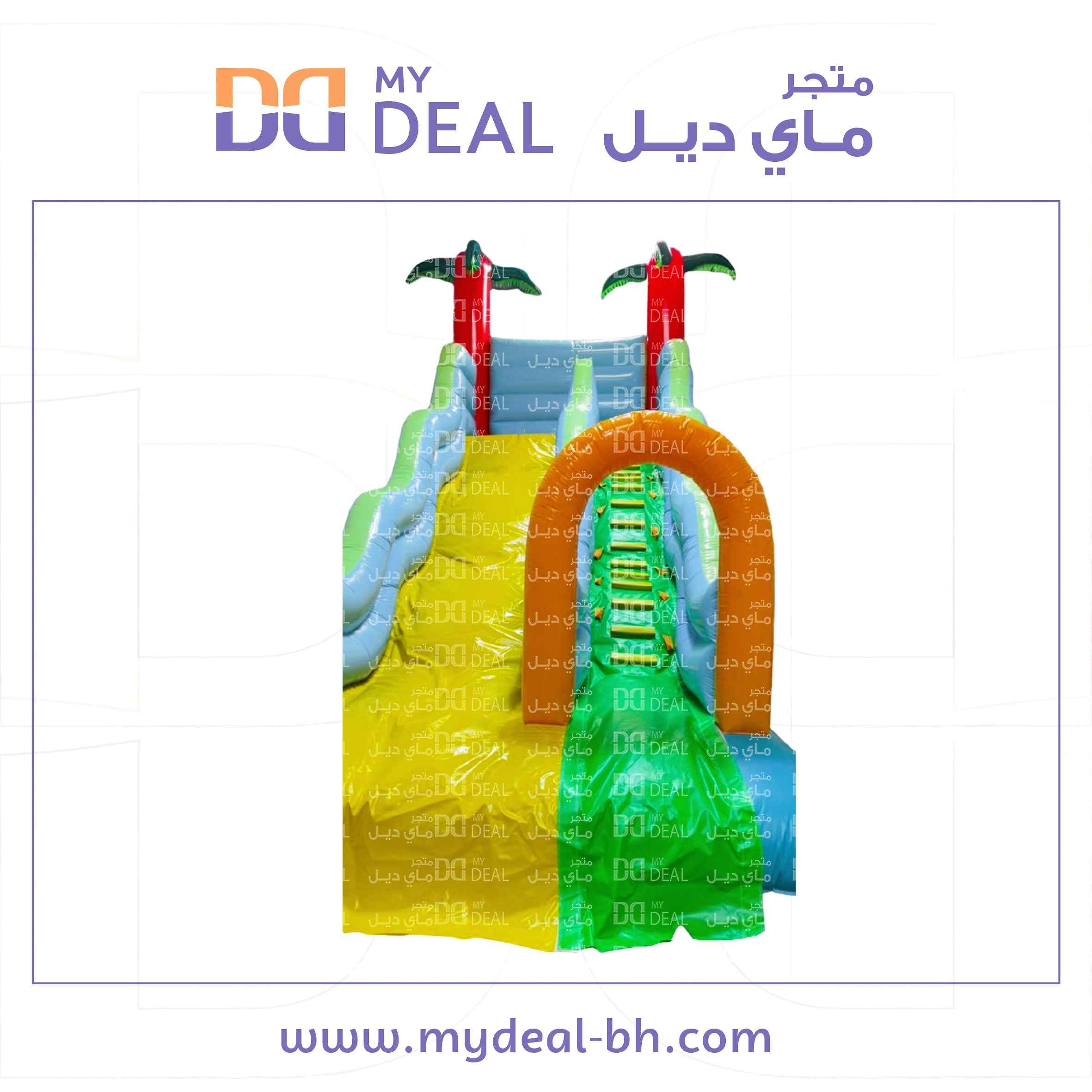زحليقة هوائية مدرجة مع بوابة ٧ في ٤ في ٧