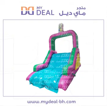 زحليقة مع سلمين ودرج الطول ٥.٤٠ متر العرض ٣ متر الارتفاع ٣ متر