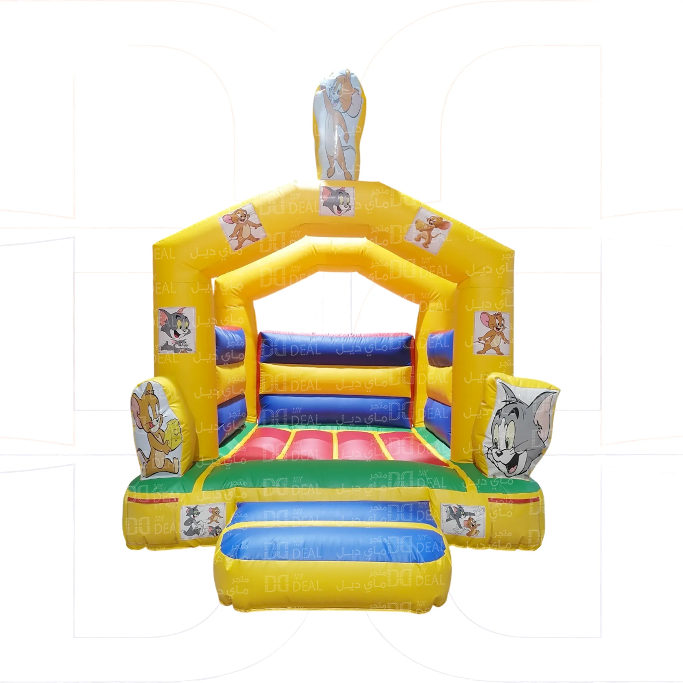 نطيطه هوائية شخصية توم وجيري  مع درج 3.5*3 متر 