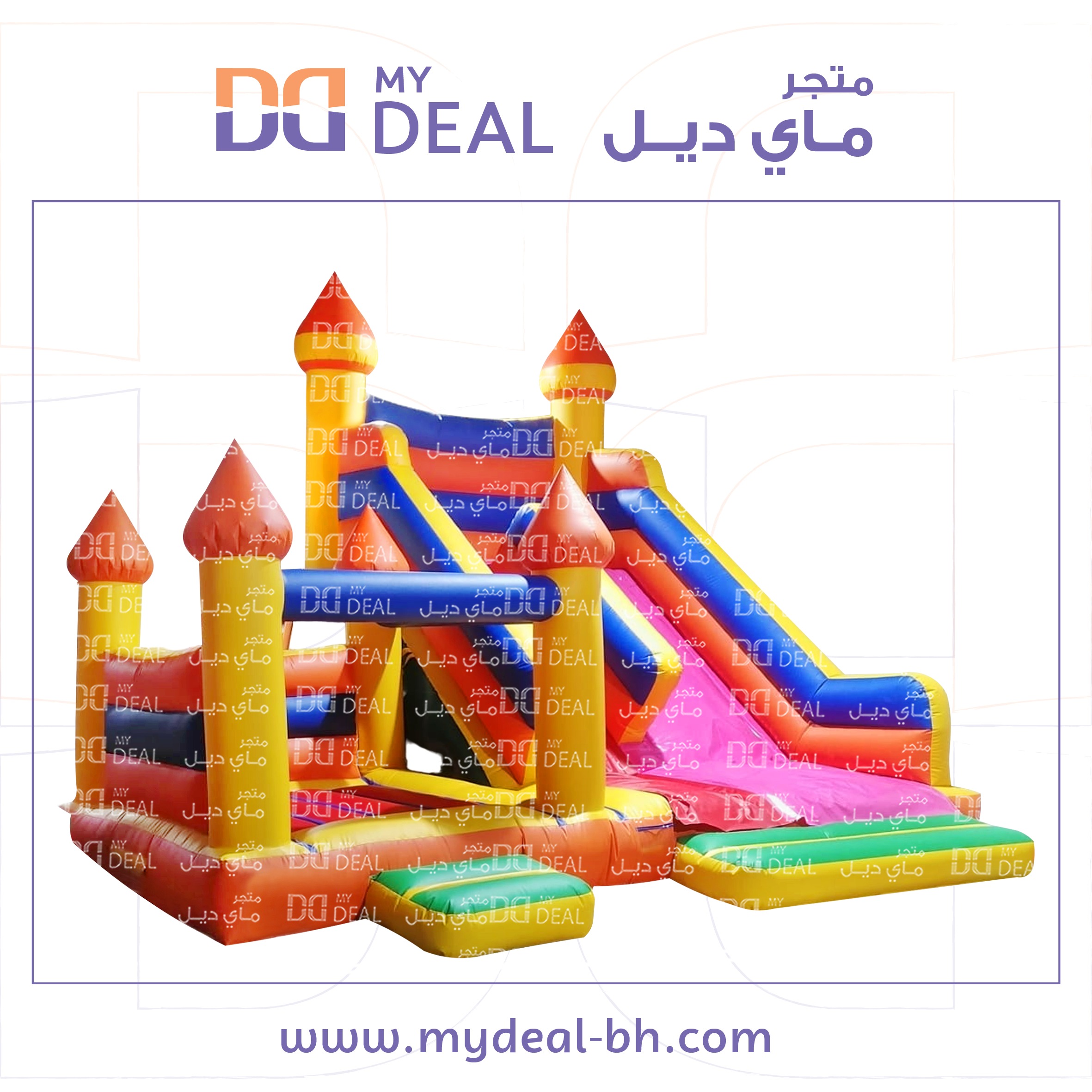 زحليقه هوائية مع نطيطة جانبية 5.50*7*5 متر 