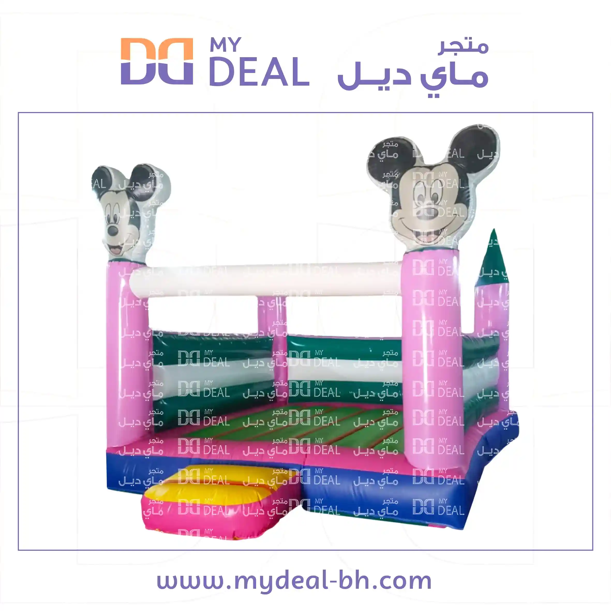 نقيزة ميكي ماوس هوائية مع درج  4*4 متر