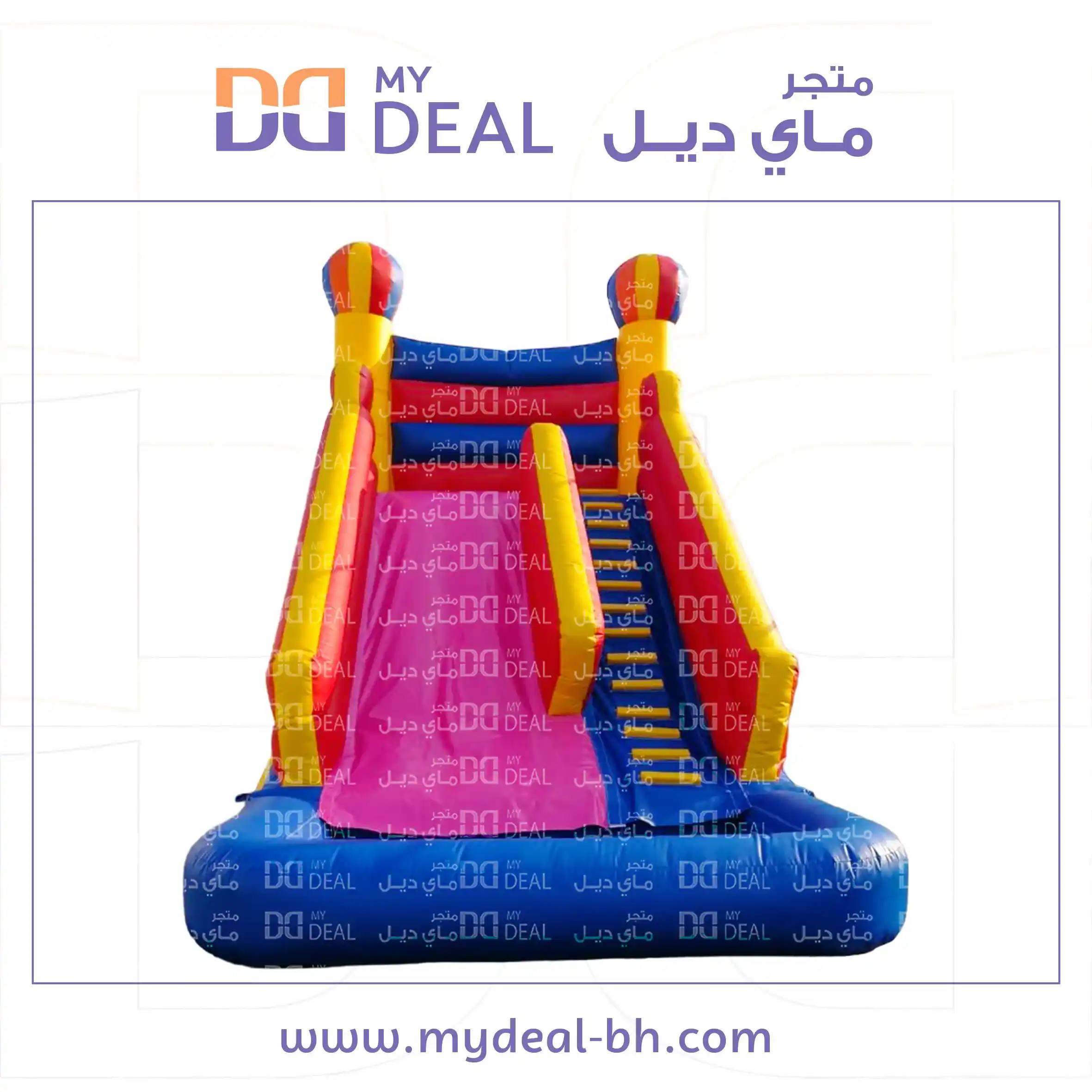 زحليقة مع سلم وحوض طول ٦ متر عرض ٤ متر ارتفاع ٦ متر